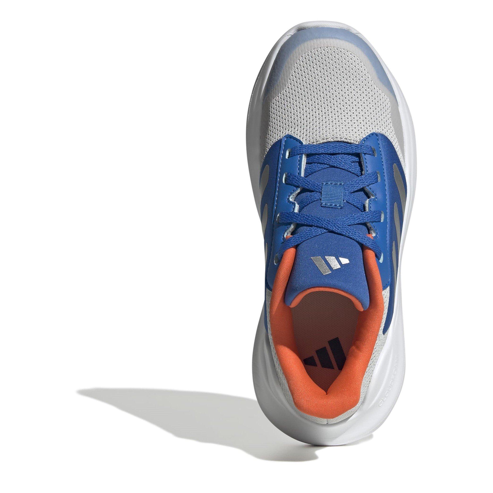 Gris/Argent/Royal - adidas - Tensaur Run 3.0 Kids Trainers - 5