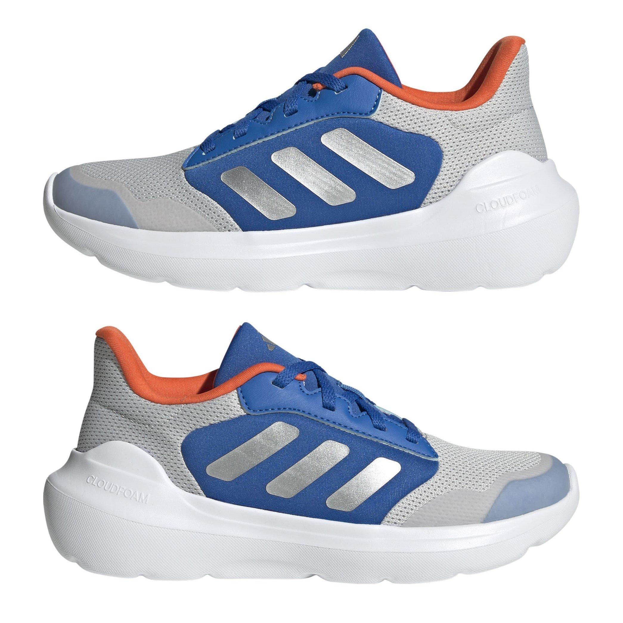 Gris/Argent/Royal - adidas - Tensaur Run 3.0 Kids Trainers - 9