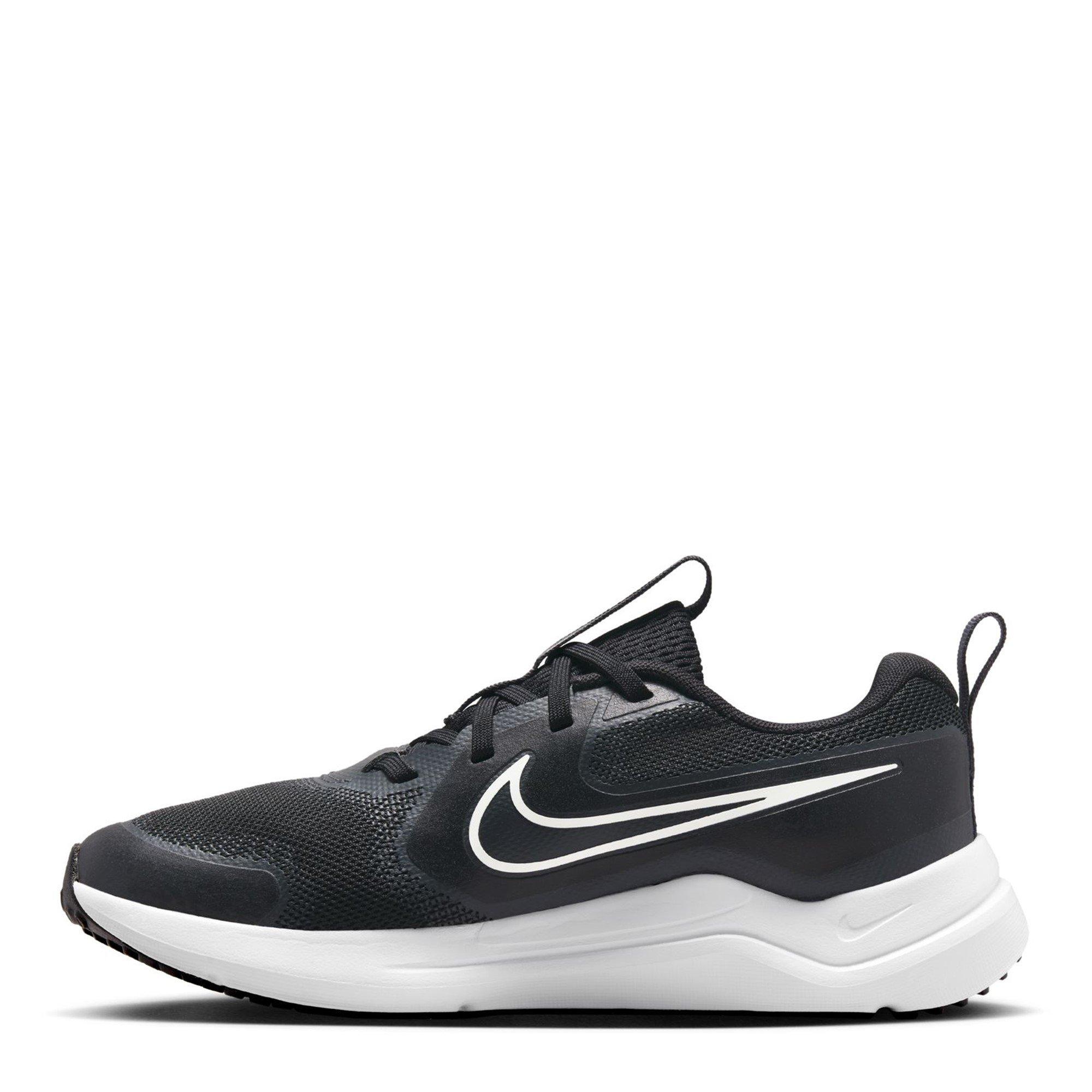 Blk/Wht-Anthra - Nike - Nike Cosmic Runner Childrens Shoes - 2