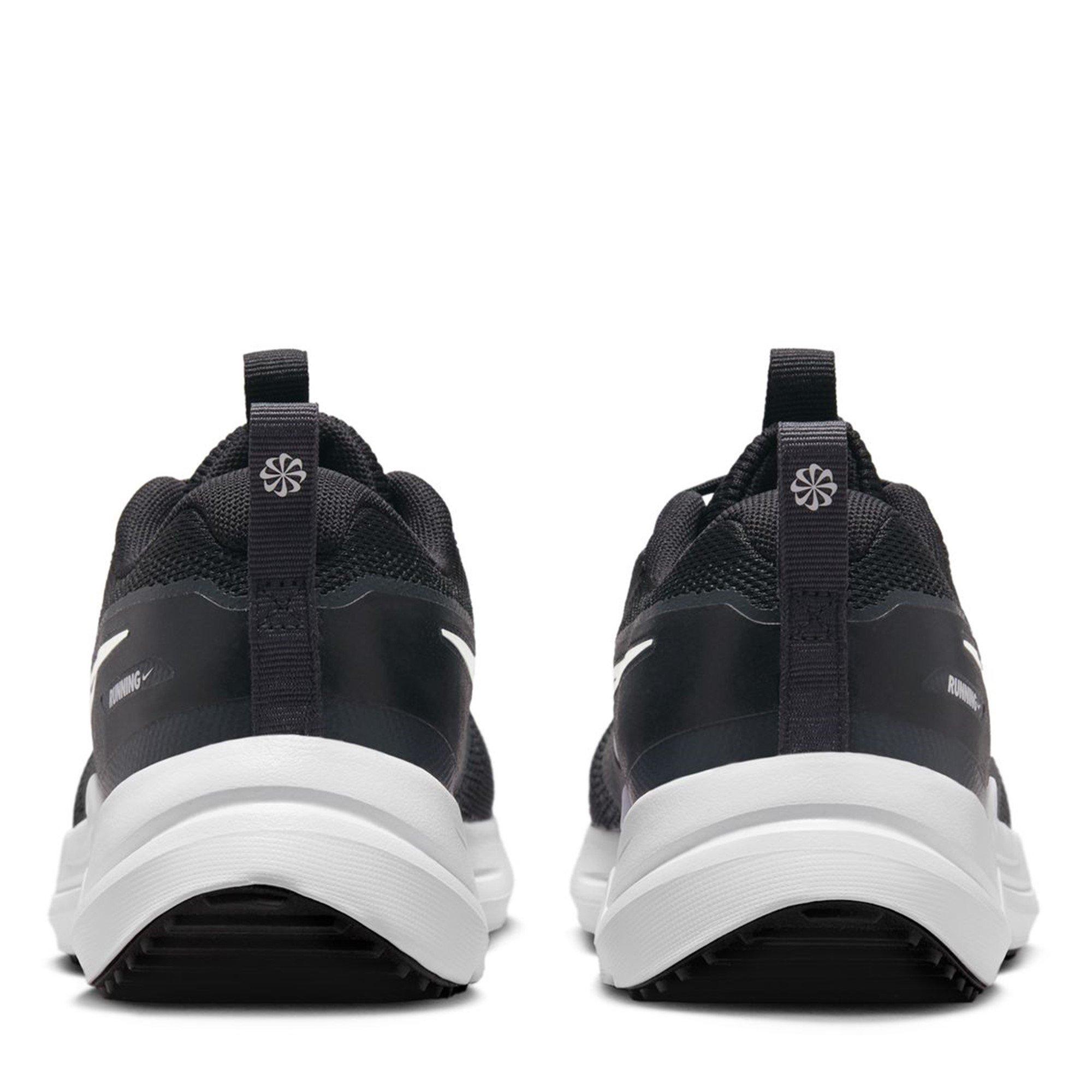 Blk/Wht-Anthra - Nike - Nike Cosmic Runner Childrens Shoes - 4