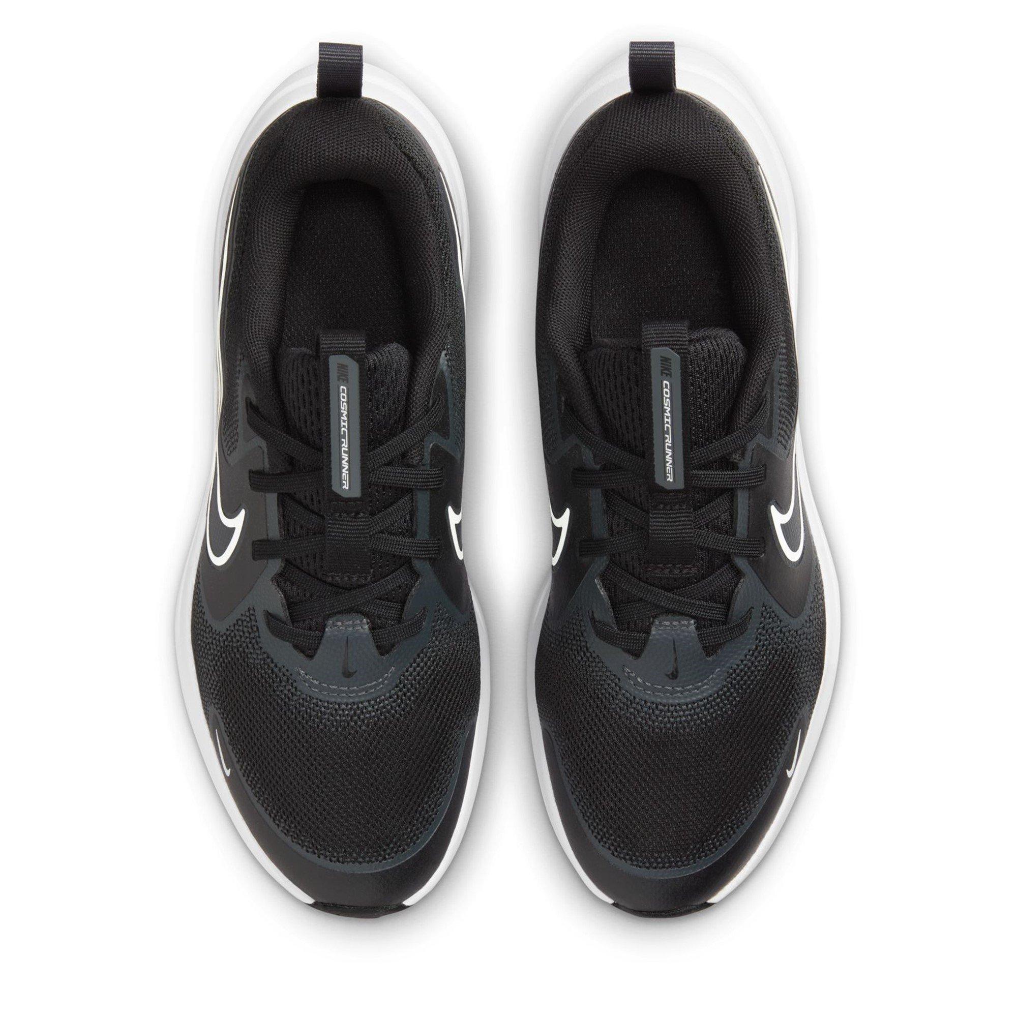 Blk/Wht-Anthra - Nike - Nike Cosmic Runner Childrens Shoes - 5