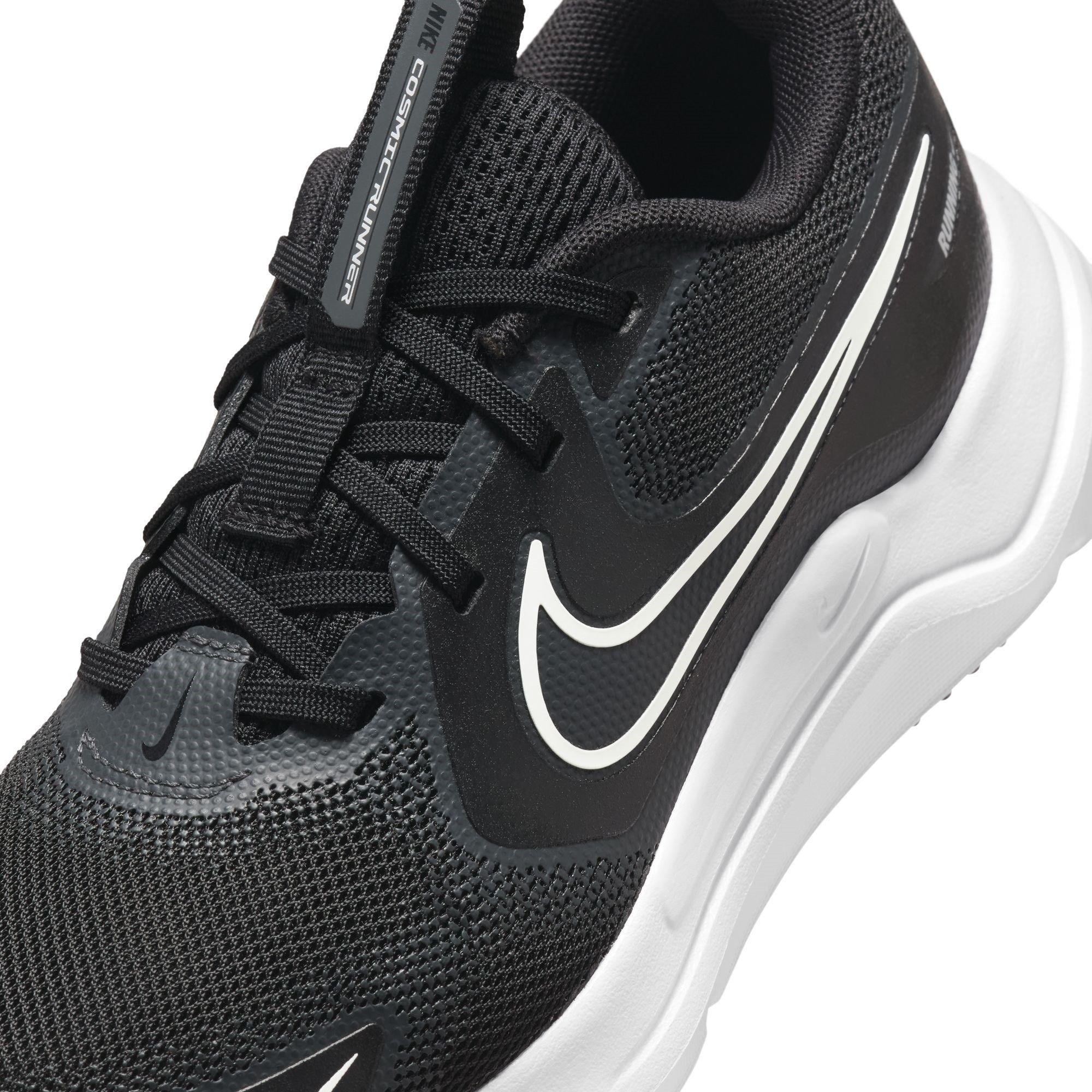 Blk/Wht-Anthra - Nike - Nike Cosmic Runner Childrens Shoes - 7