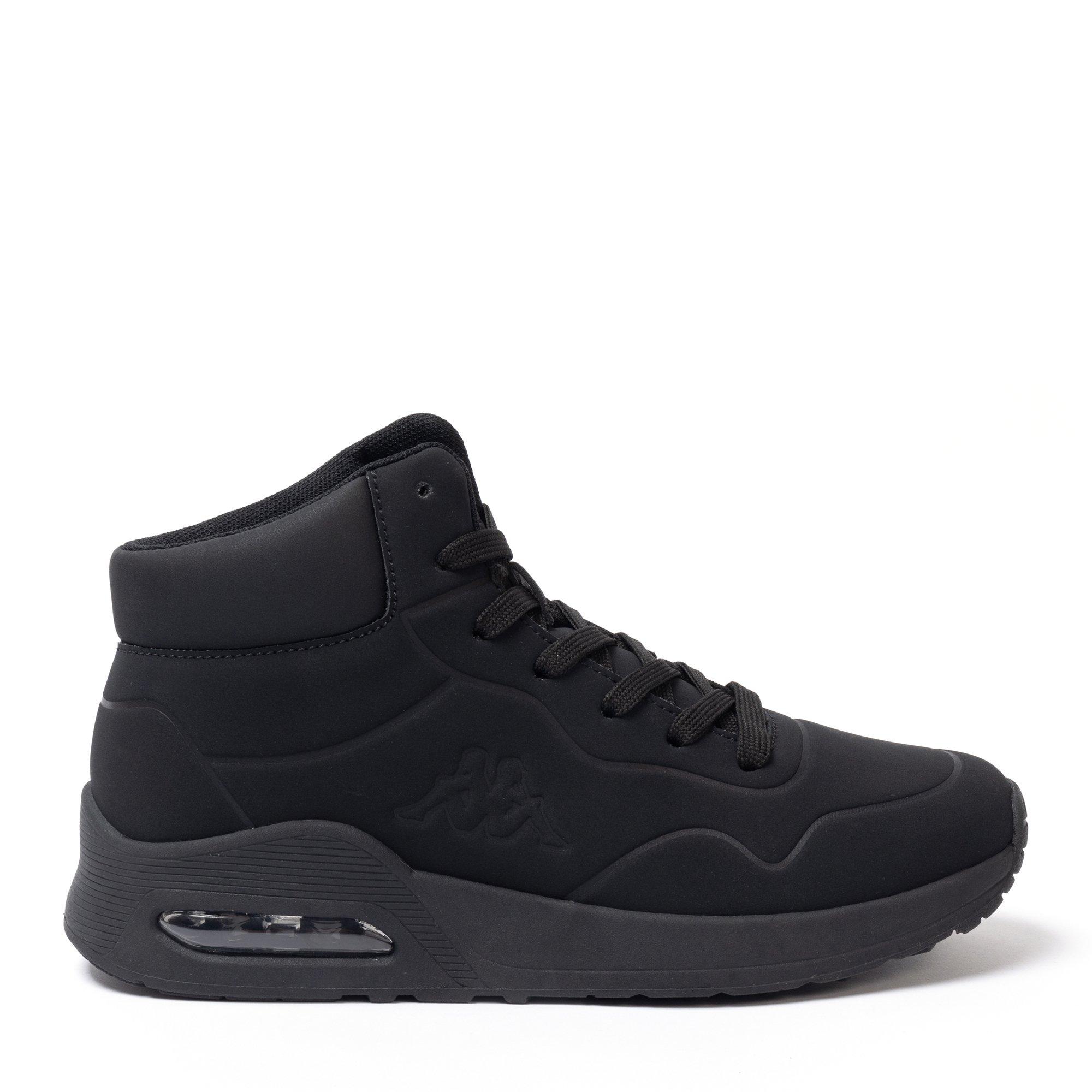 Sort/Blk - Kappa - Bolla Mid Junior Unisex Trainers - 1