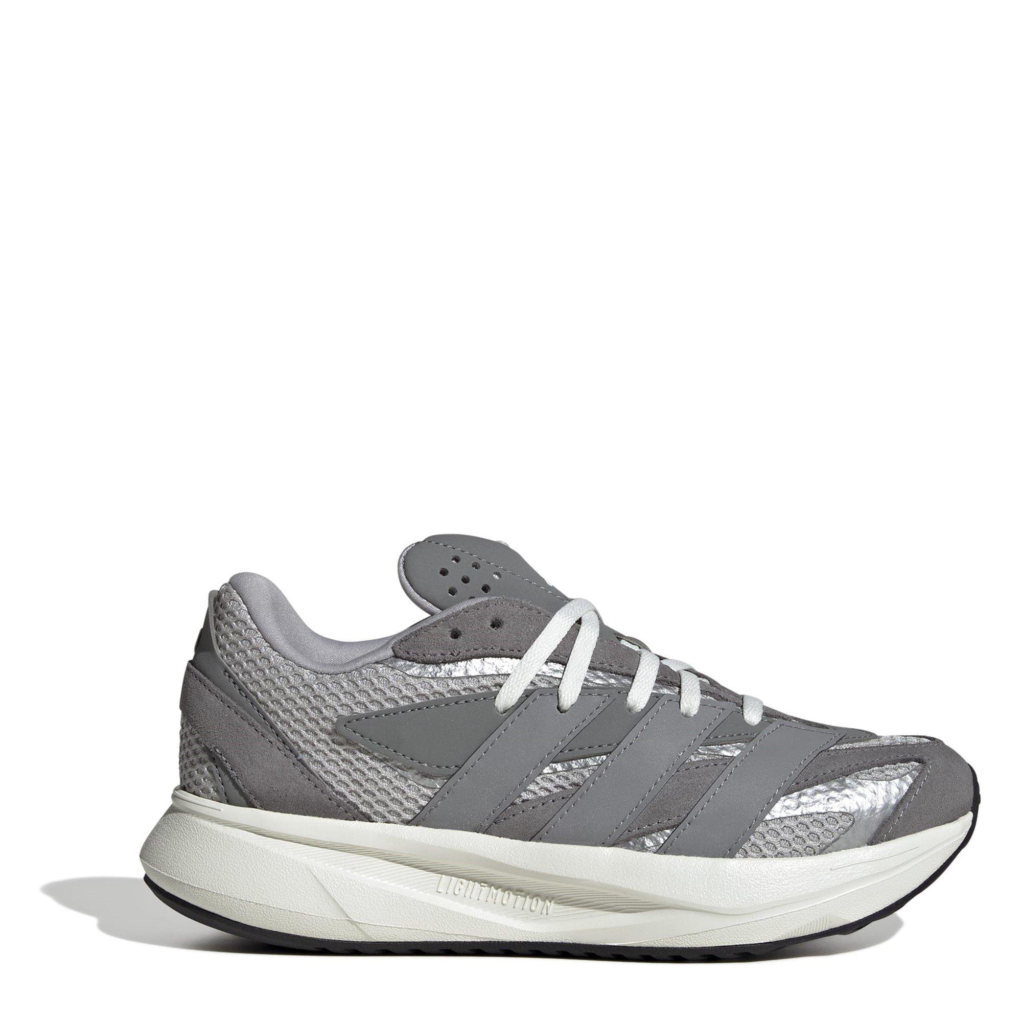 Adidas Boys Lightblaze Shoes Kids - Grey/Silver - 4.5 (37.3)