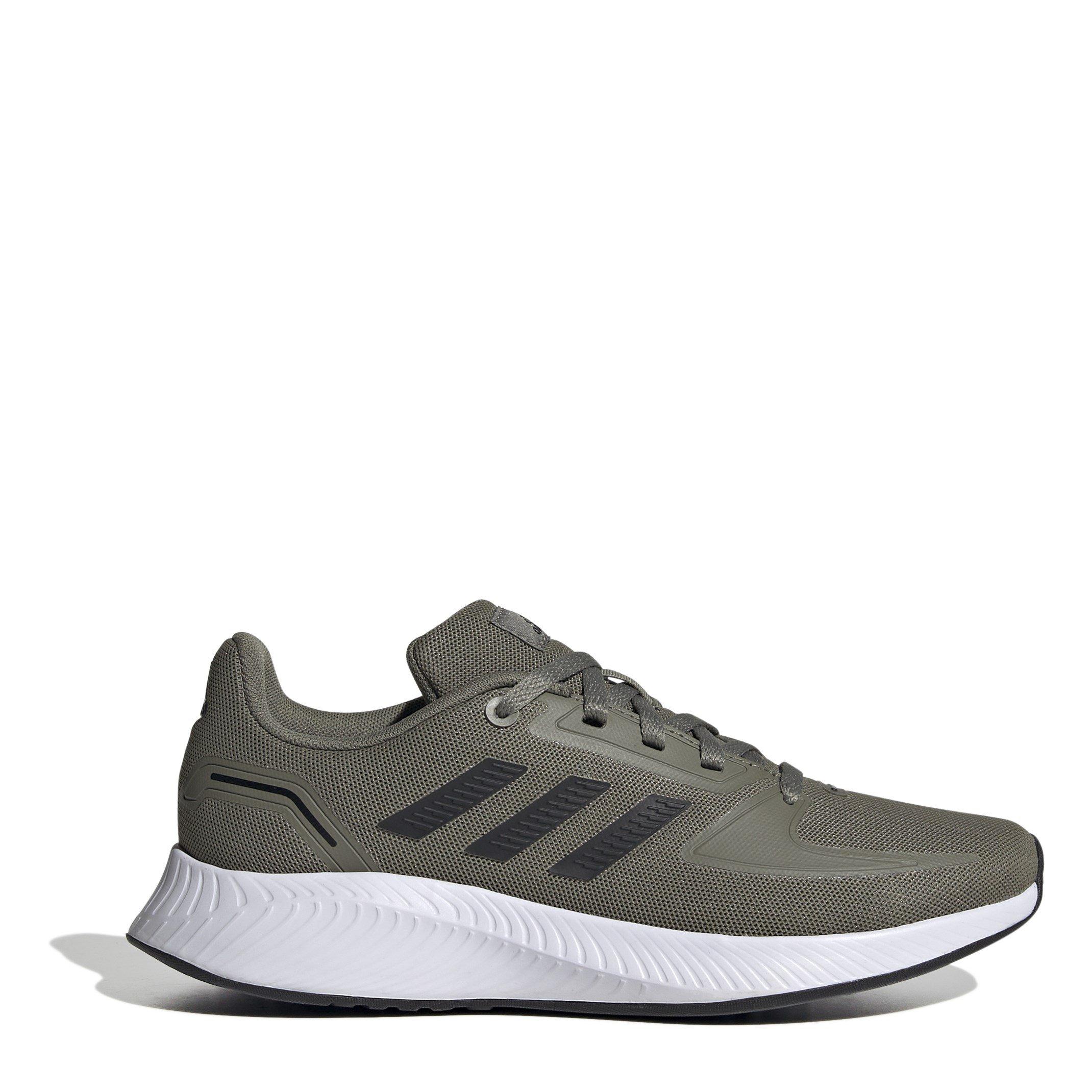 Khaki/Sort - adidas - Runfalcon 2 Running Shoes Junior Boys - 1