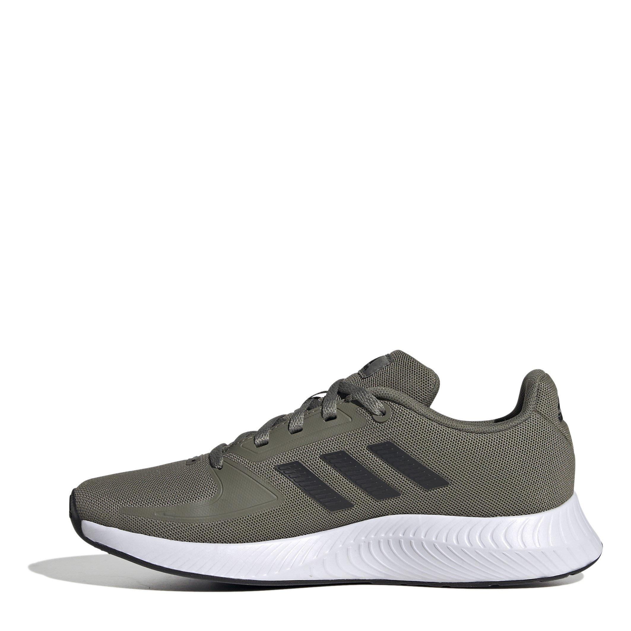 Khaki/Sort - adidas - Runfalcon 2 Running Shoes Junior Boys - 2