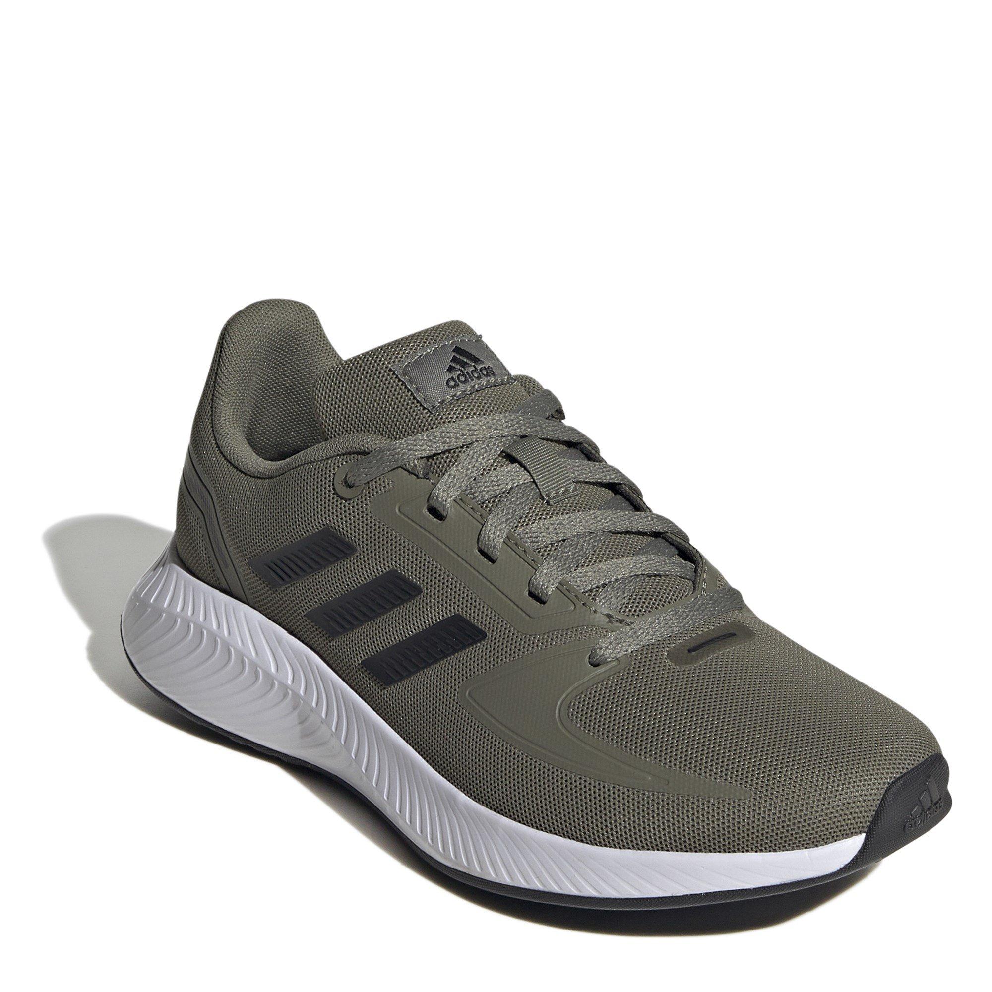 Khaki/Sort - adidas - Runfalcon 2 Running Shoes Junior Boys - 3
