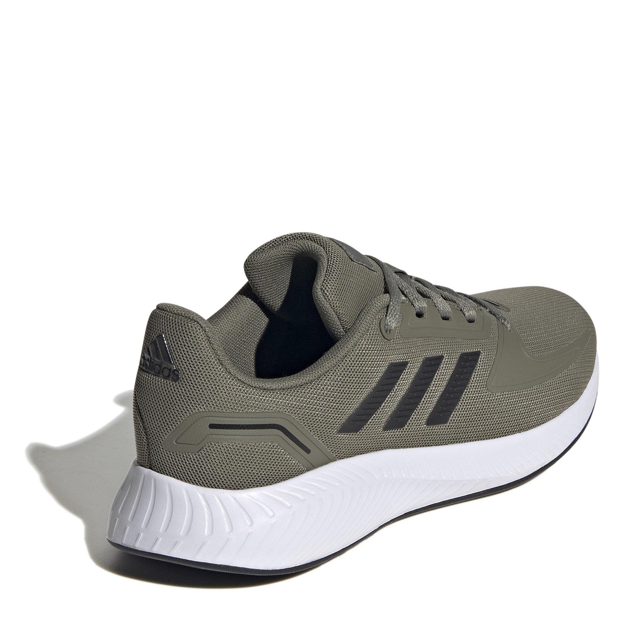 Khaki/Sort - adidas - Runfalcon 2 Running Shoes Junior Boys - 4