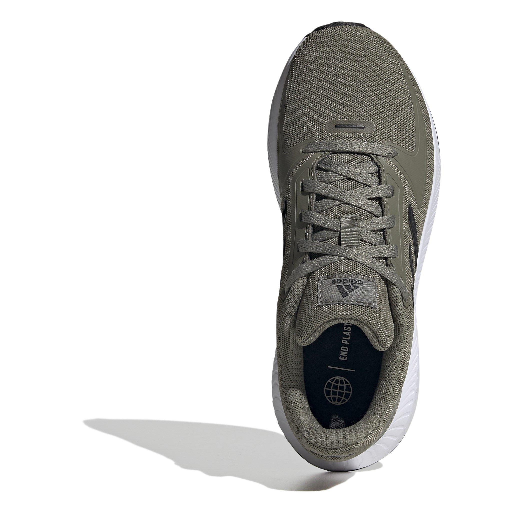 Khaki/Sort - adidas - Runfalcon 2 Running Shoes Junior Boys - 5