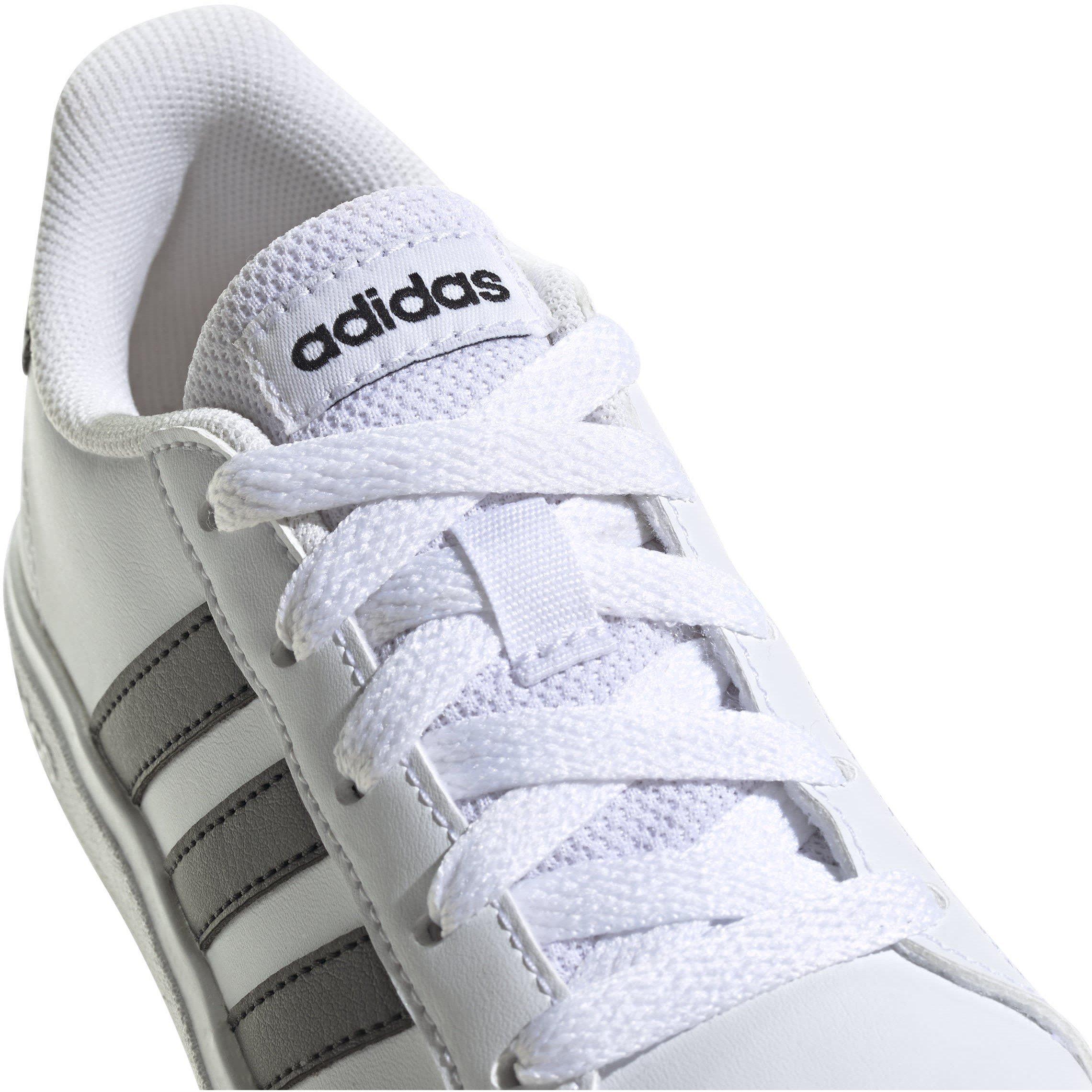 FT.Wht/C.Black - adidas - Grand Court Lifestyle Tennis Juniors Shoes - 7