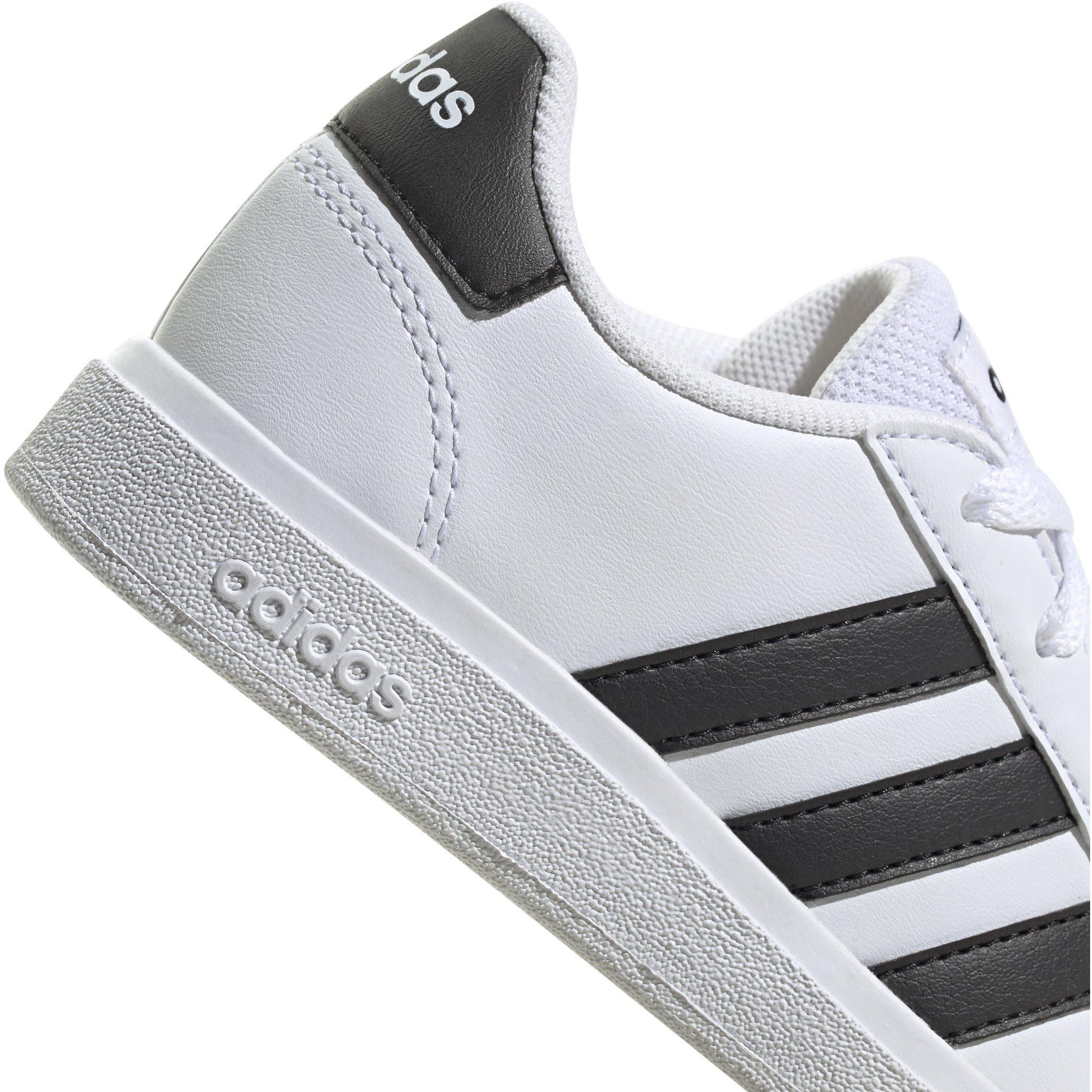 FT.Wht/C.Black - adidas - Grand Court Lifestyle Tennis Juniors Shoes - 8