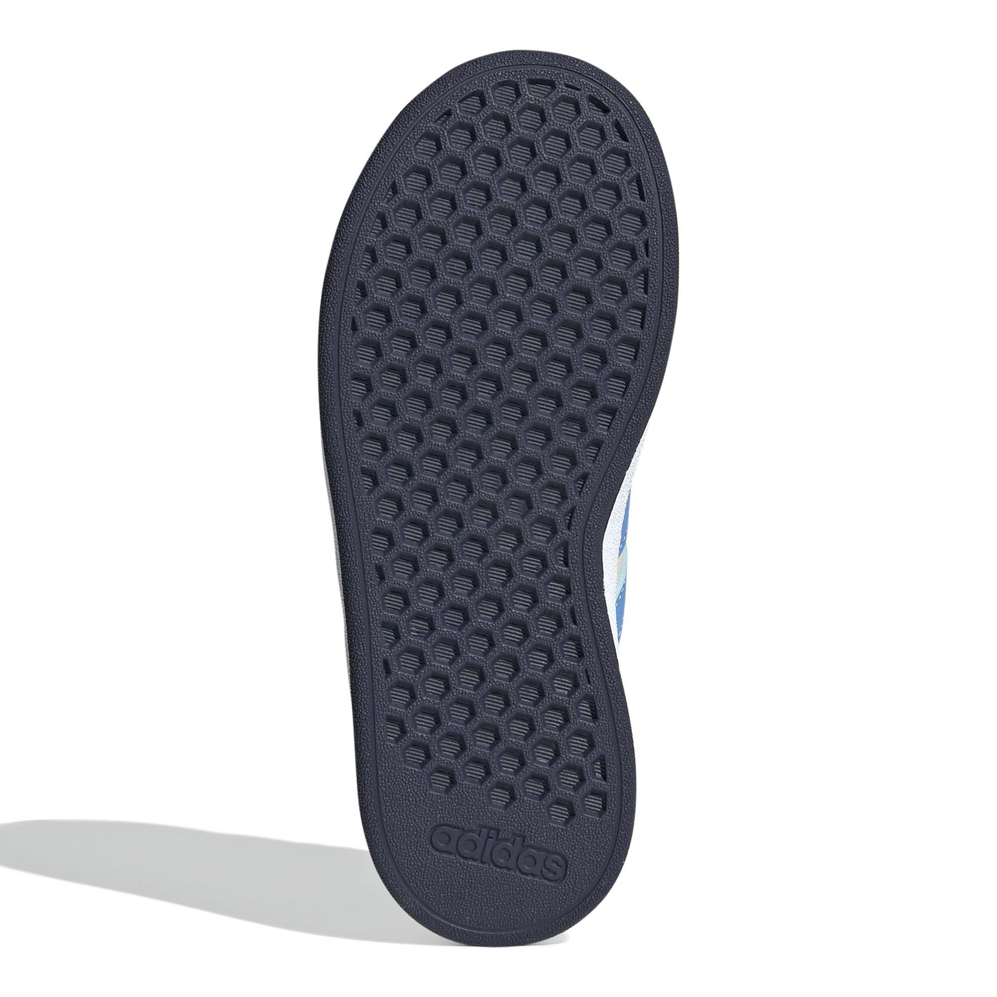 Wht/Blue/Navy - adidas - adidas Grand Court Lifestyle Tennis Juniors Shoes - 4