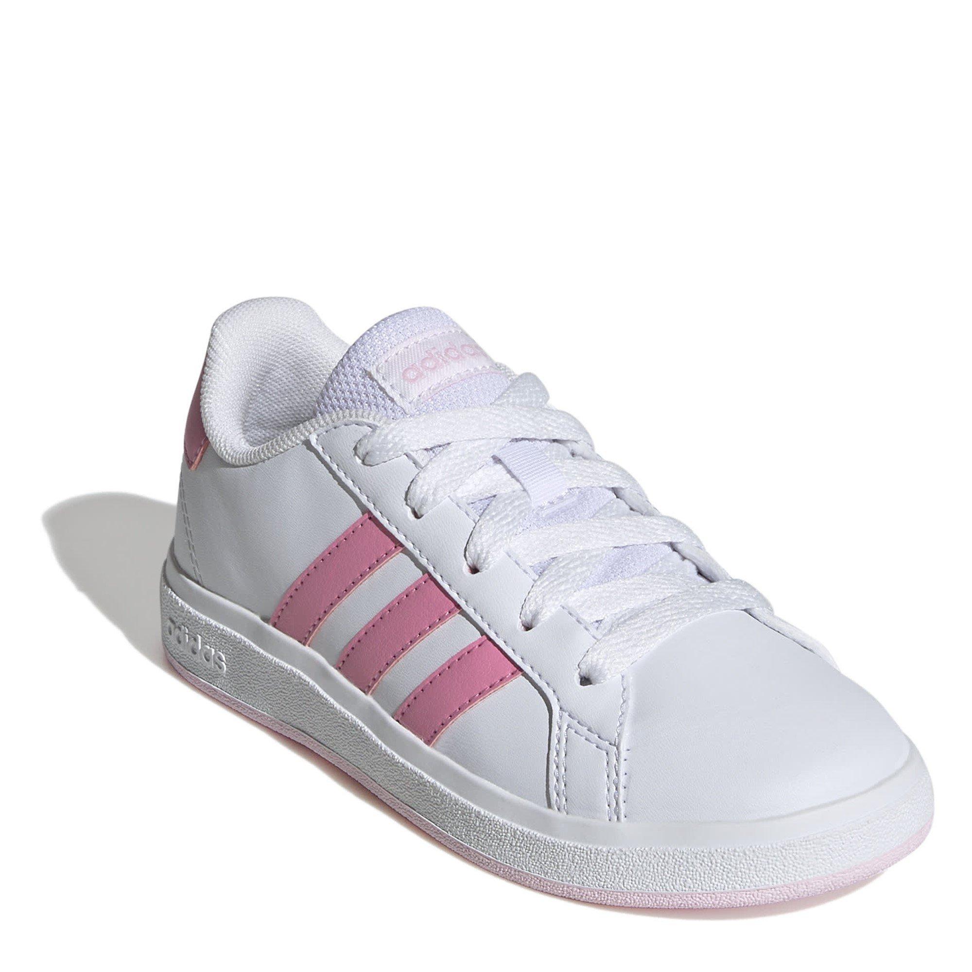 Adidas grand court store junior girls trainers