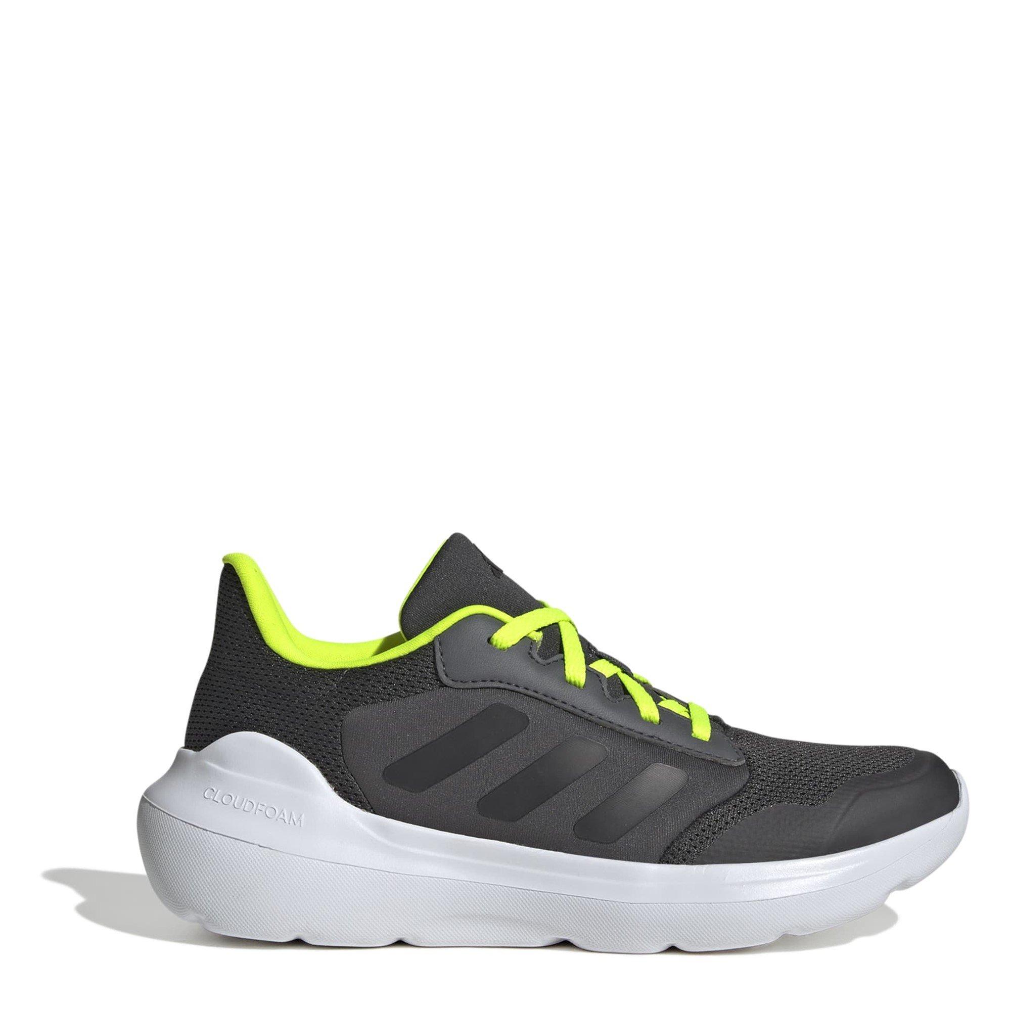 Carb/Blk/Lemon - adidas - Tensaur Run 3.0 Juniors Shoes - 1