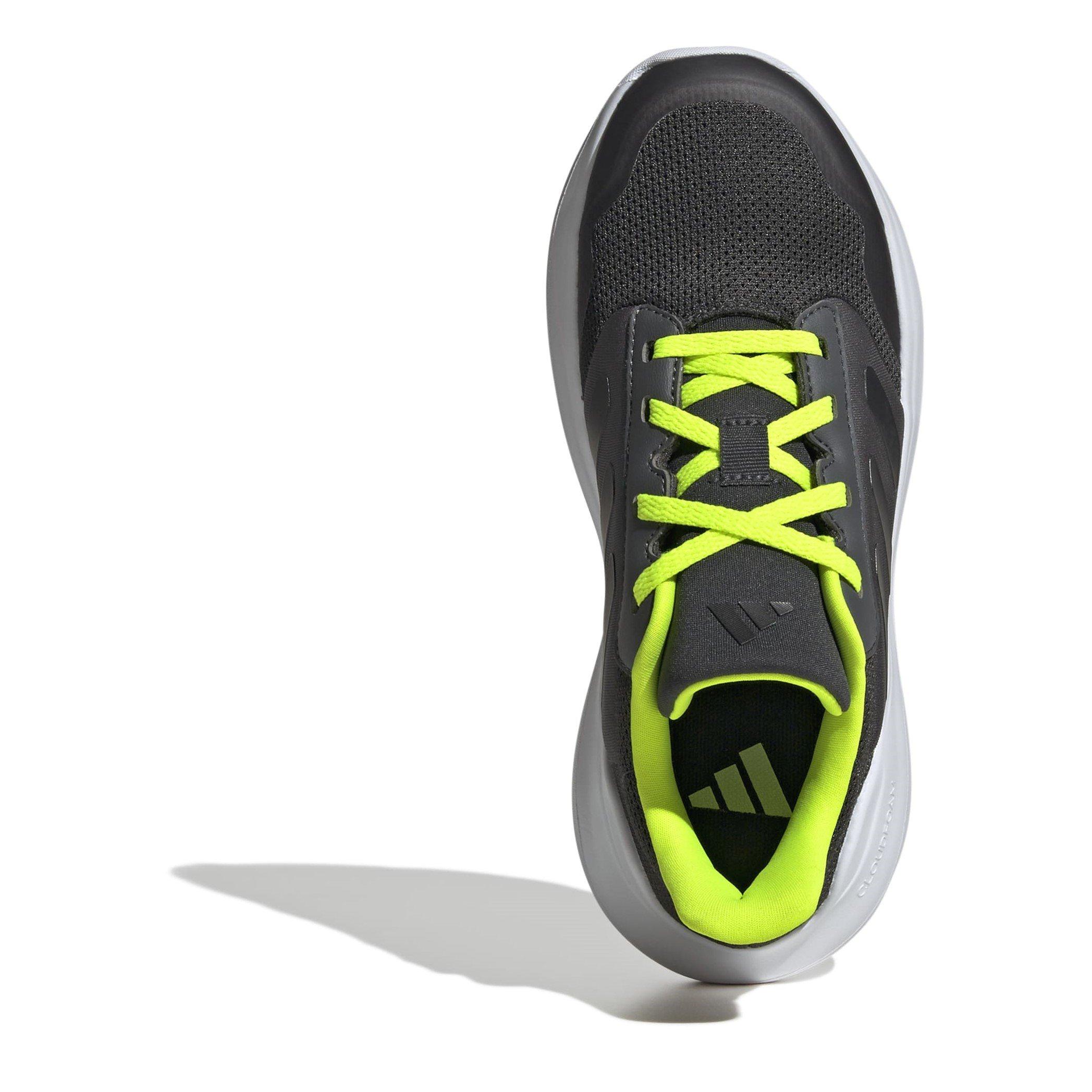 Carb/Blk/Lemon - adidas - Tensaur Run 3.0 Juniors Shoes - 5