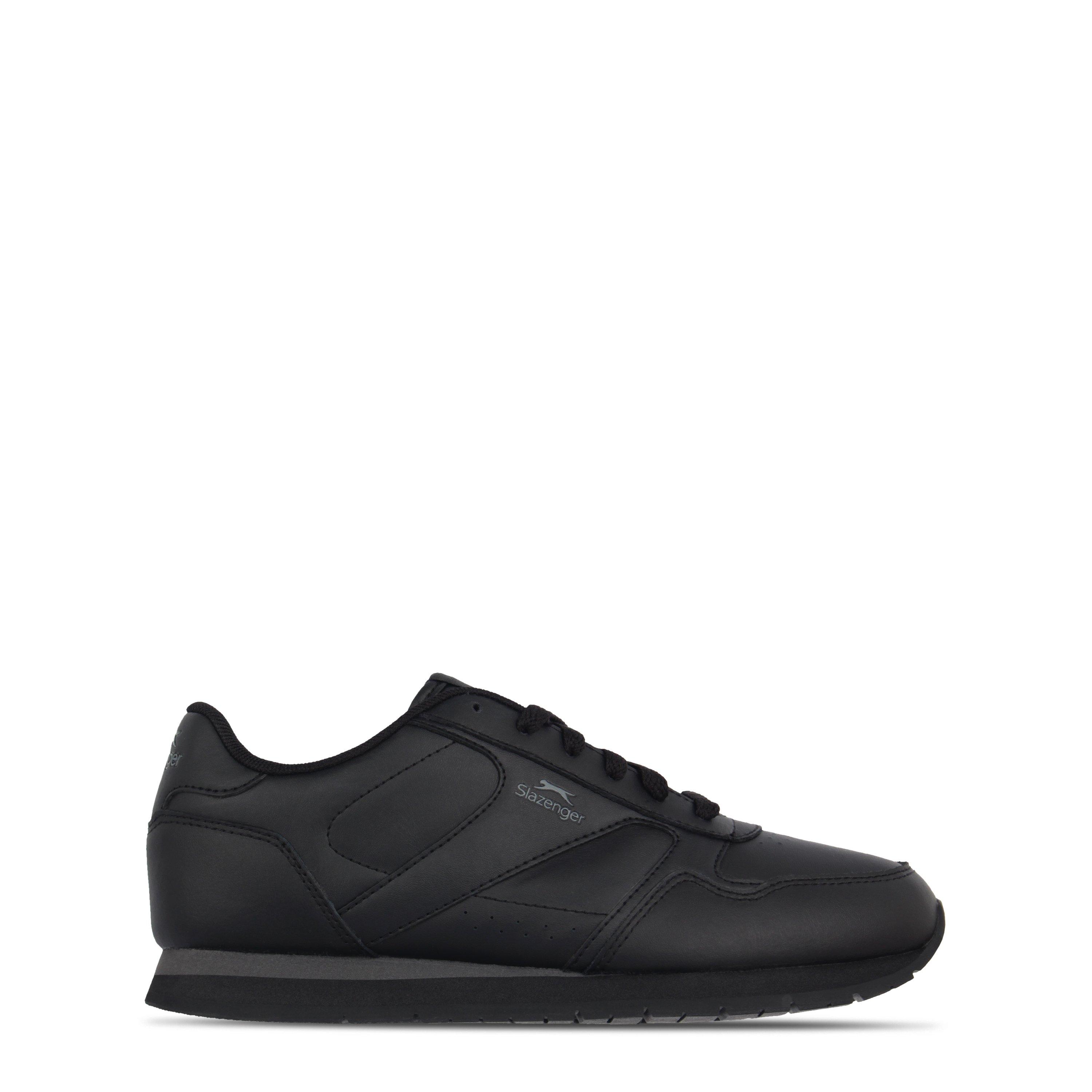 Slazenger Boys Classic Trainers Juniors - Black/Charcoal - 4 (36.5)