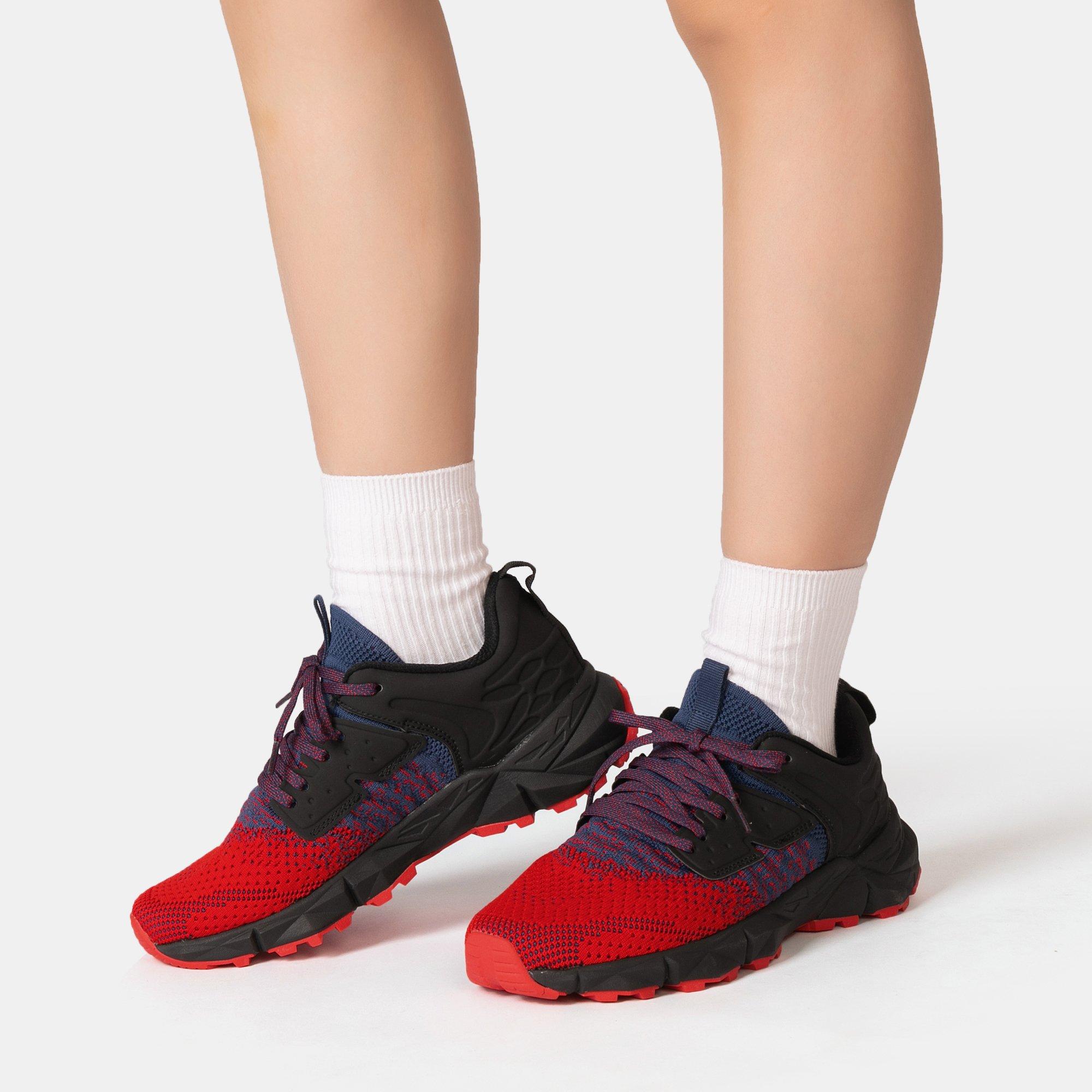 Black/Red - Donnay - Knit Runner Junior - 6