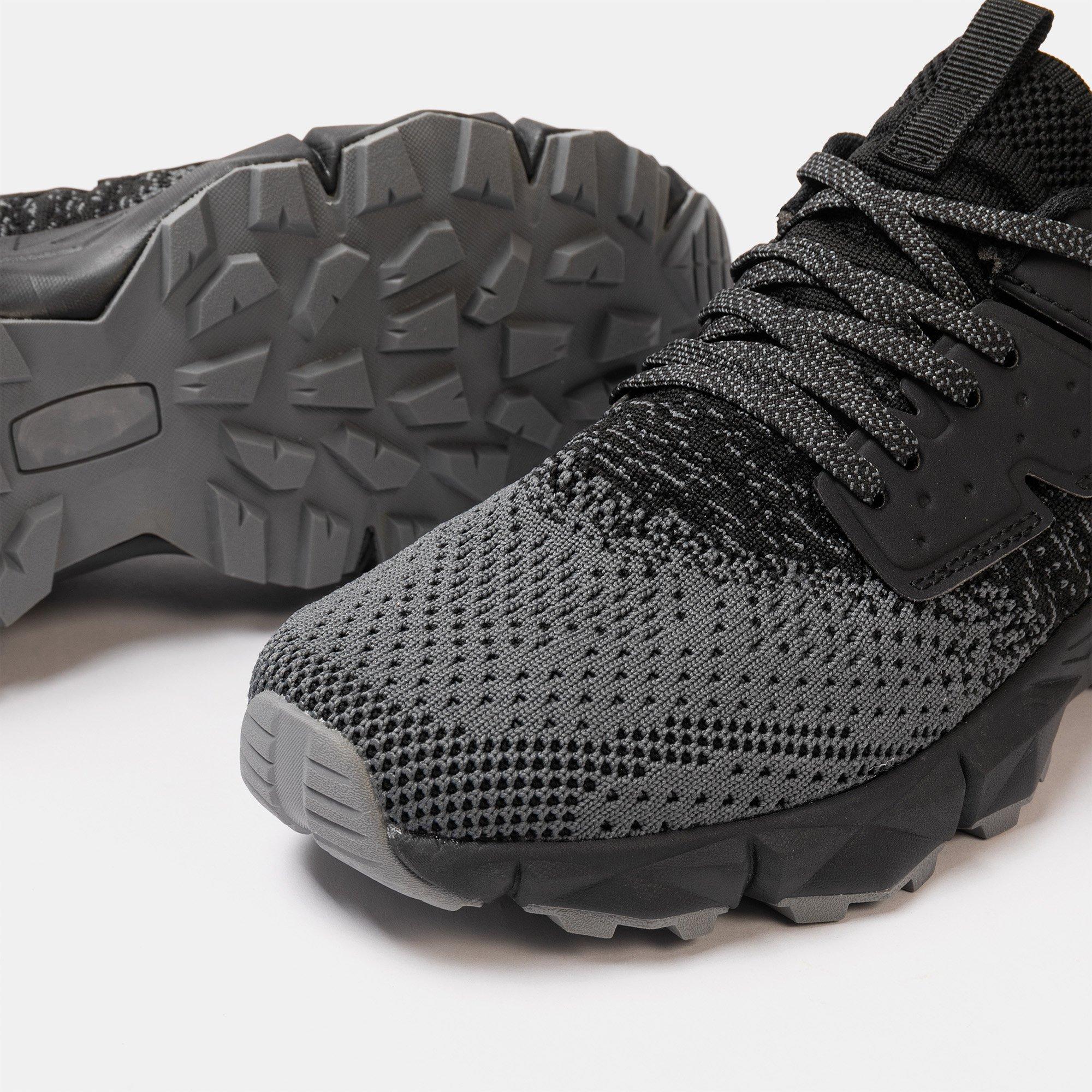 Negro/Gris - Donnay - Knit Runner Junior - 4