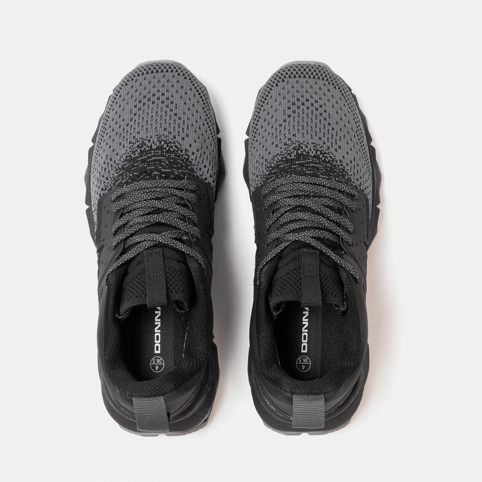Negro/Gris - Donnay - Knit Runner Junior - 5