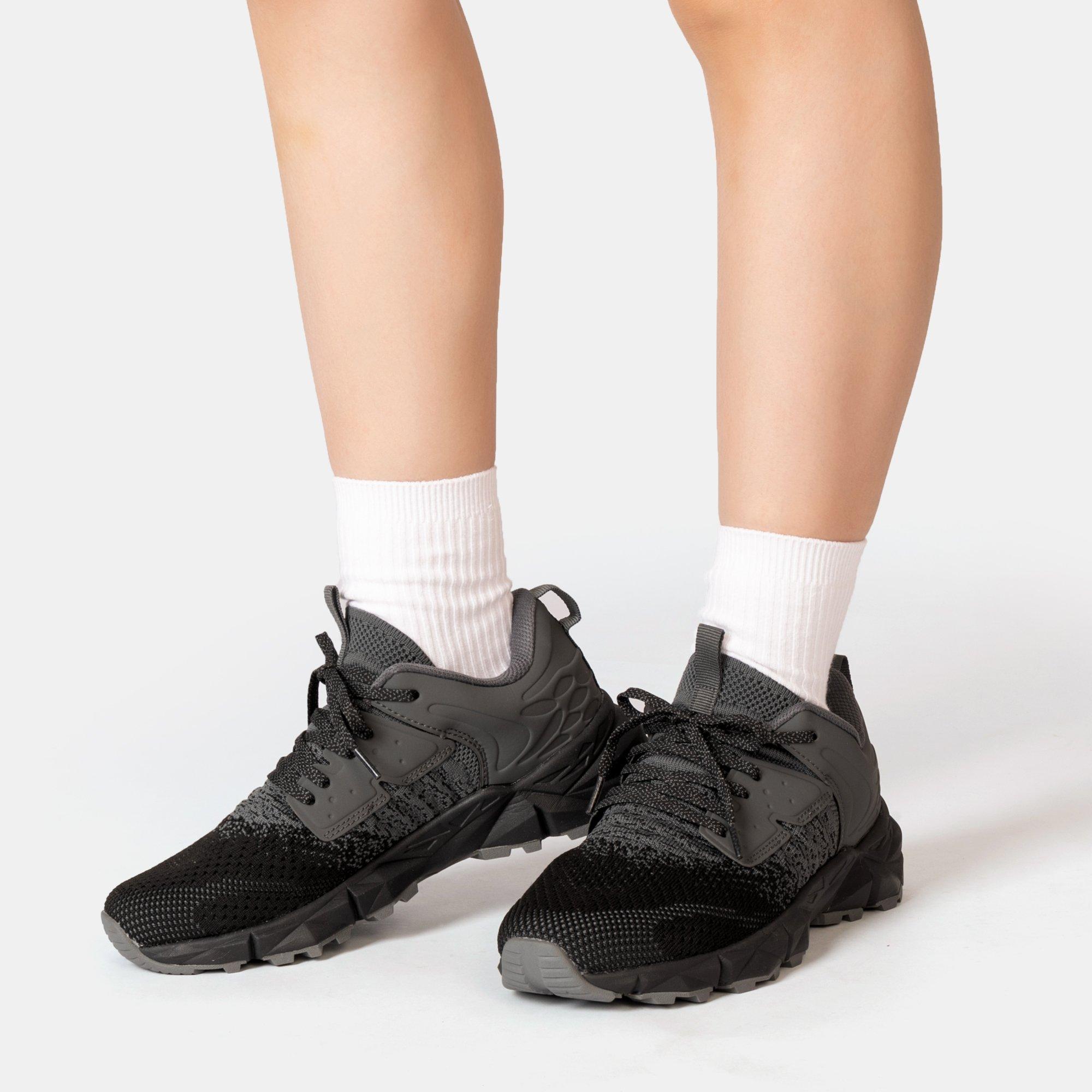 Negro/Gris - Donnay - Knit Runner Junior - 6