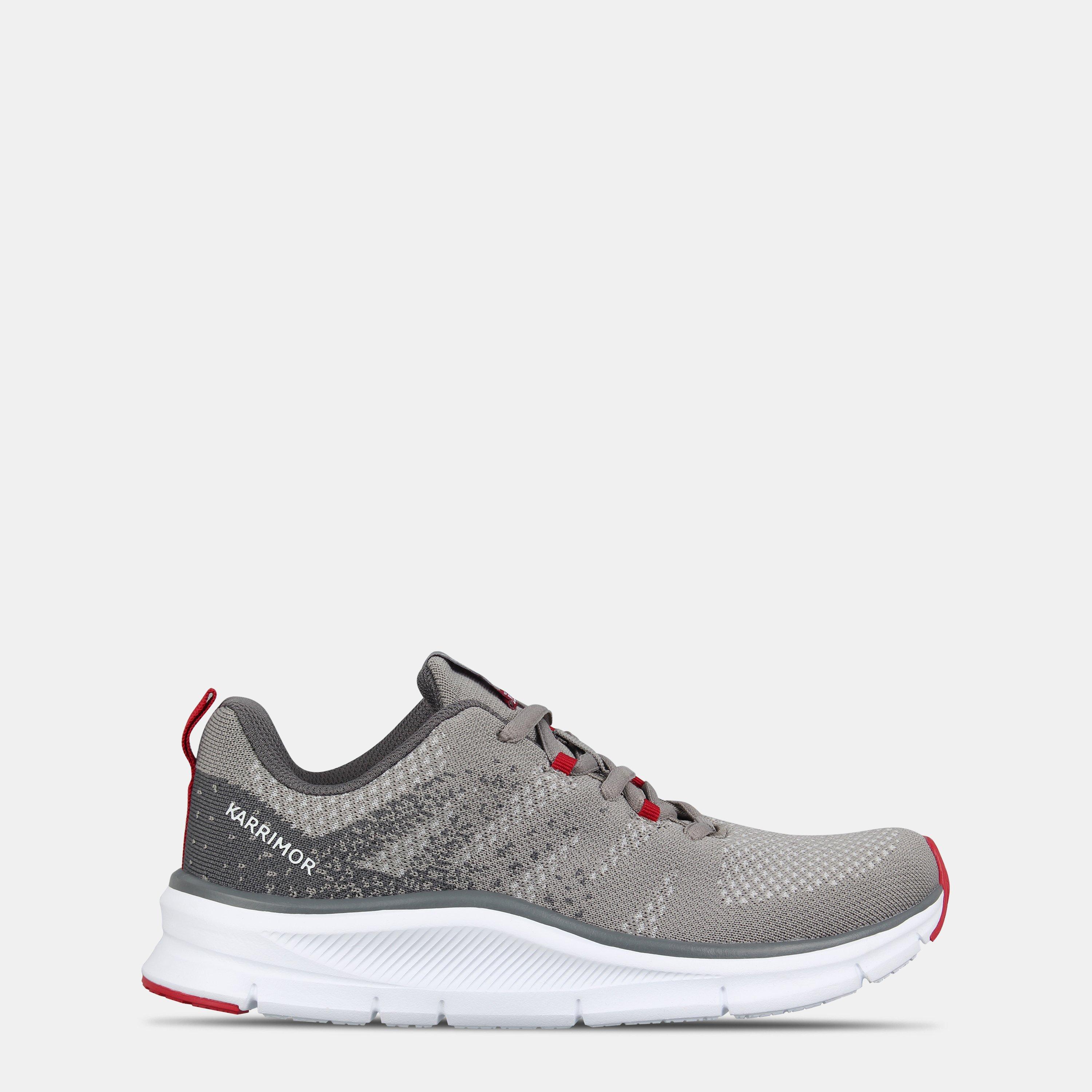 Karrimor Boys Duma 6 Running Shoes Junior - Grey/Red - 5.5 (38.5)