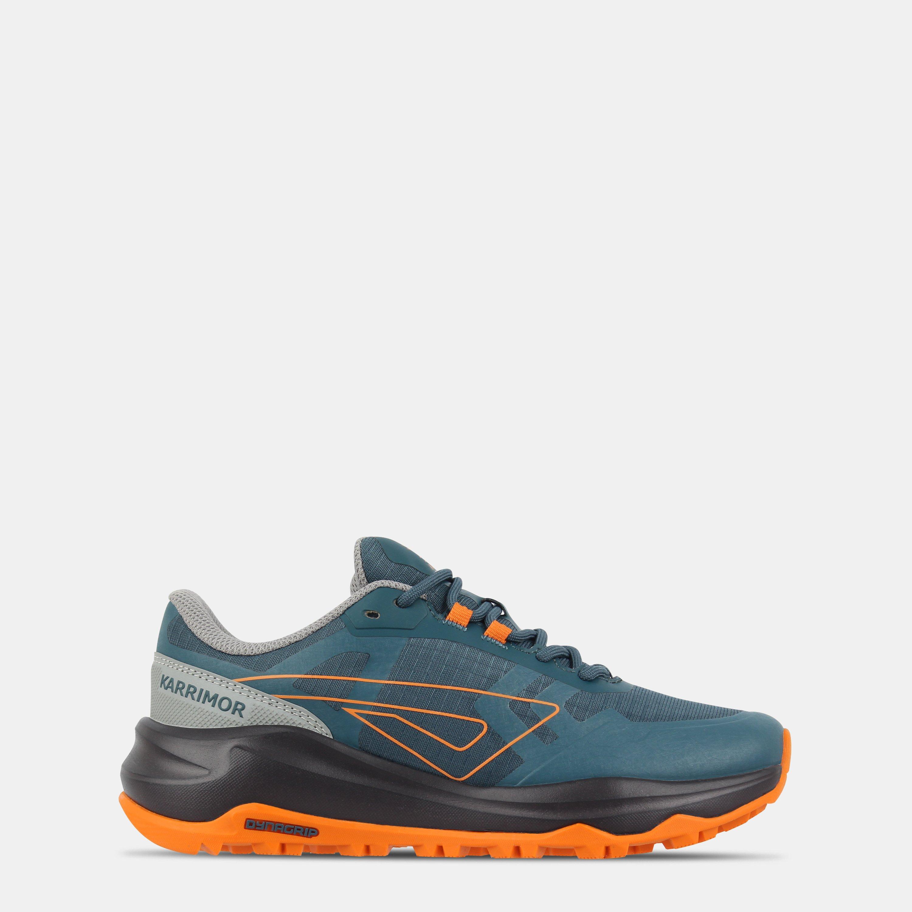 Karrimor Boys Tempo Trail Trainers - Teal/Grey/Ornge - 5 (38)