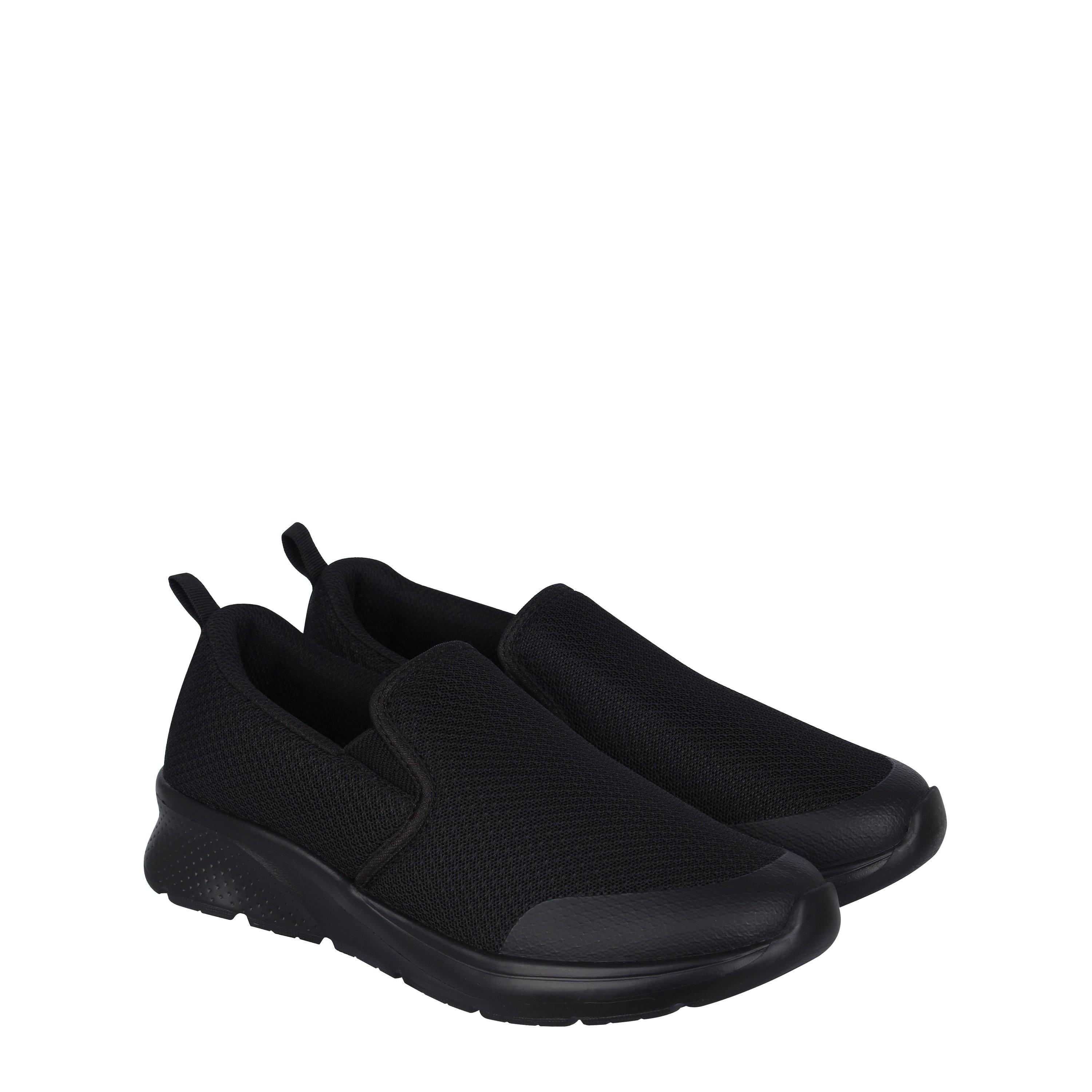 Sort - Slazenger - Zeal Slip On Trainers Junior - 3