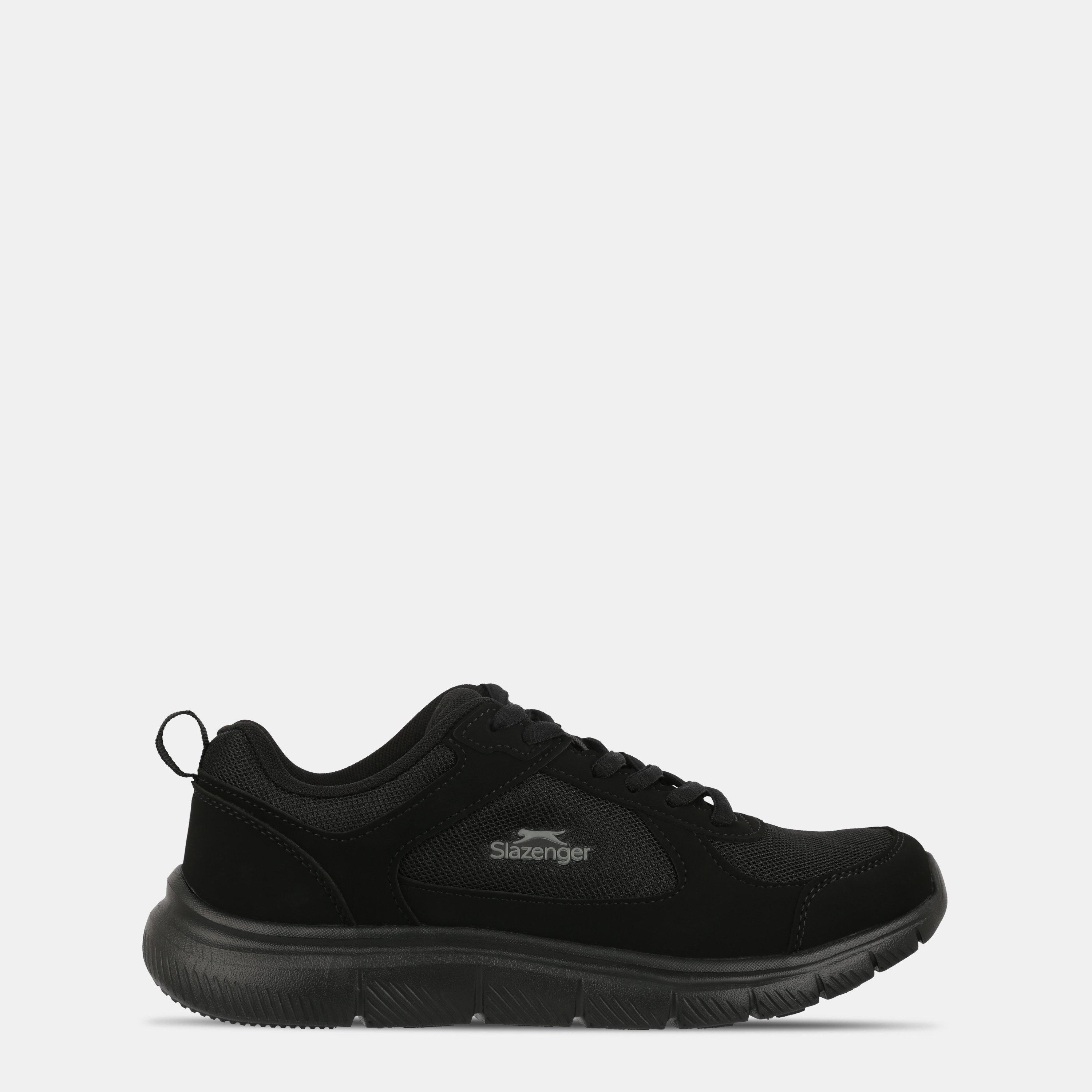 Slazenger Boys Force Mesh Trainer Junior - Black/Black - 6.5 (40)