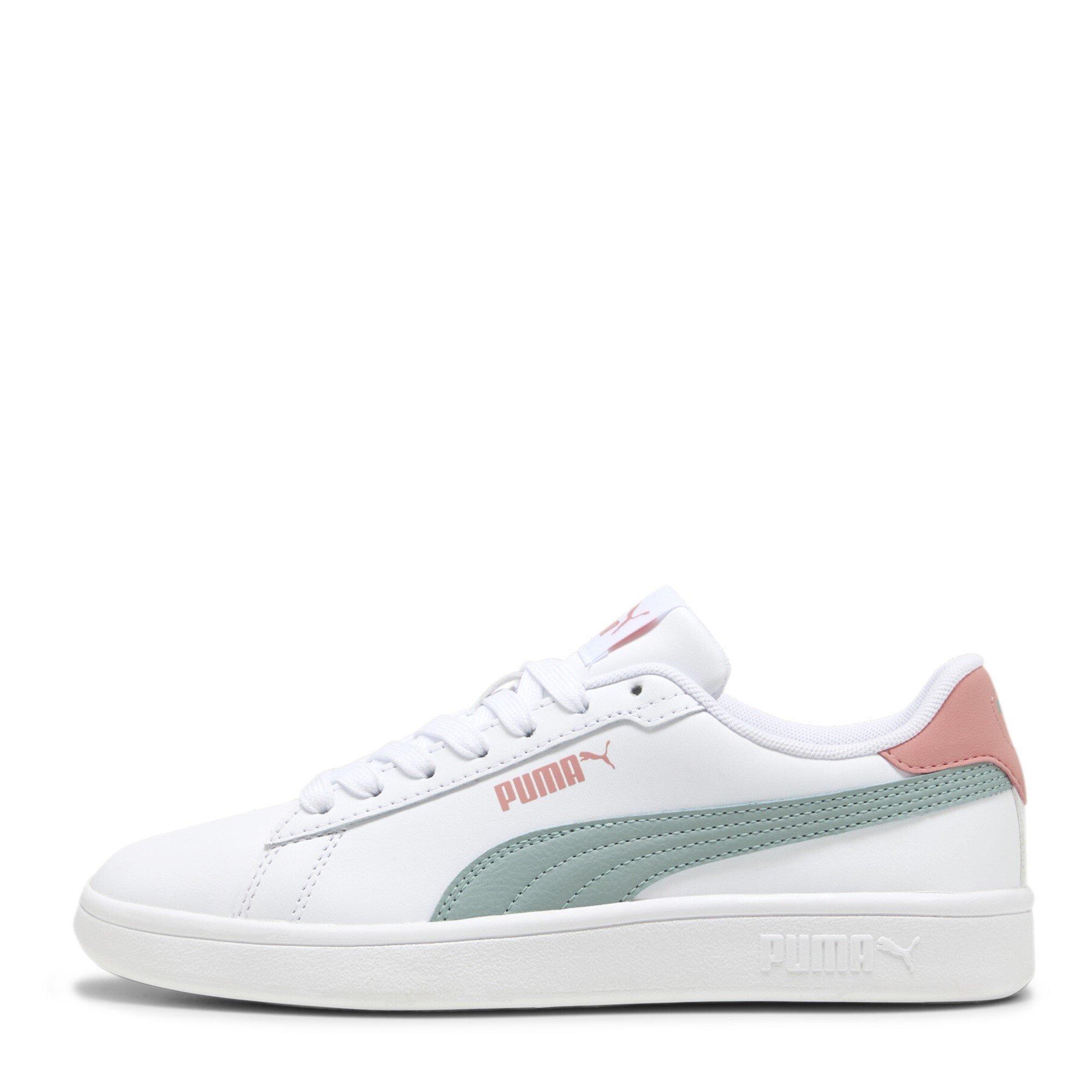 White-Mint-Pink - Puma - Smash 3.0 L Court Trainers - 2
