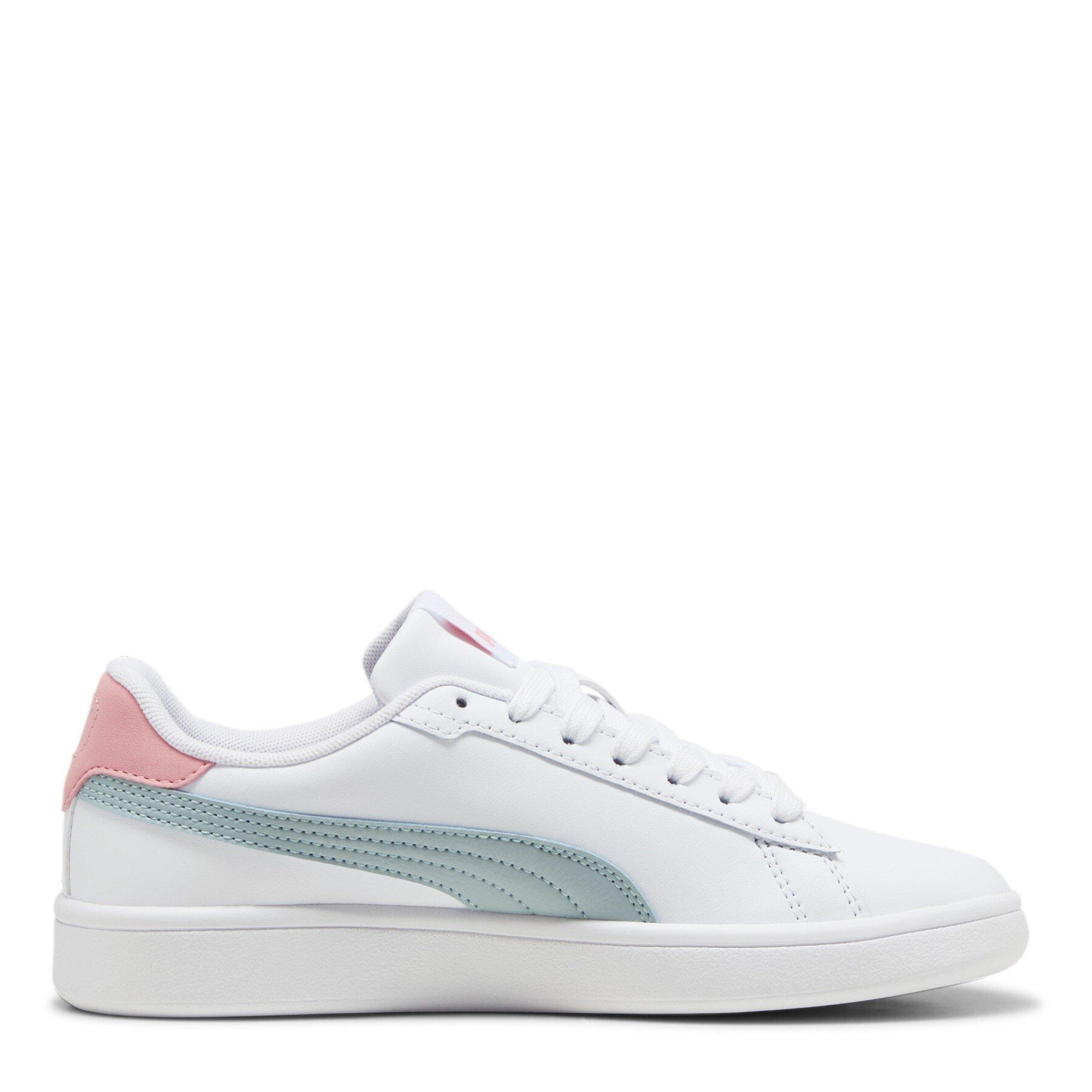 White-Mint-Pink - Puma - Smash 3.0 L Court Trainers - 4