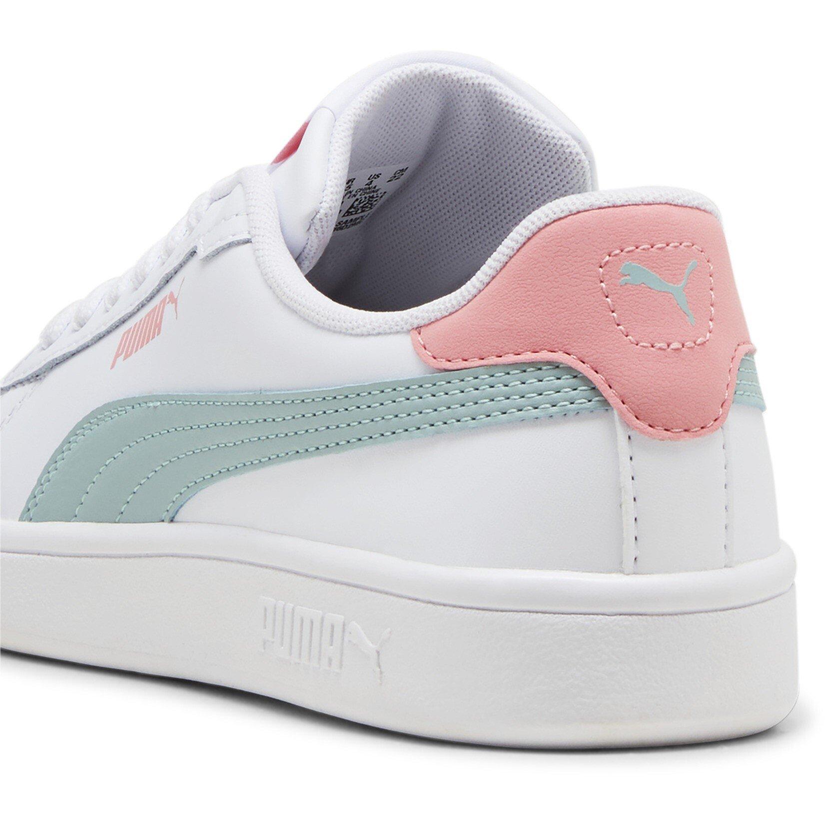 White-Mint-Pink - Puma - Smash 3.0 L Court Trainers - 5