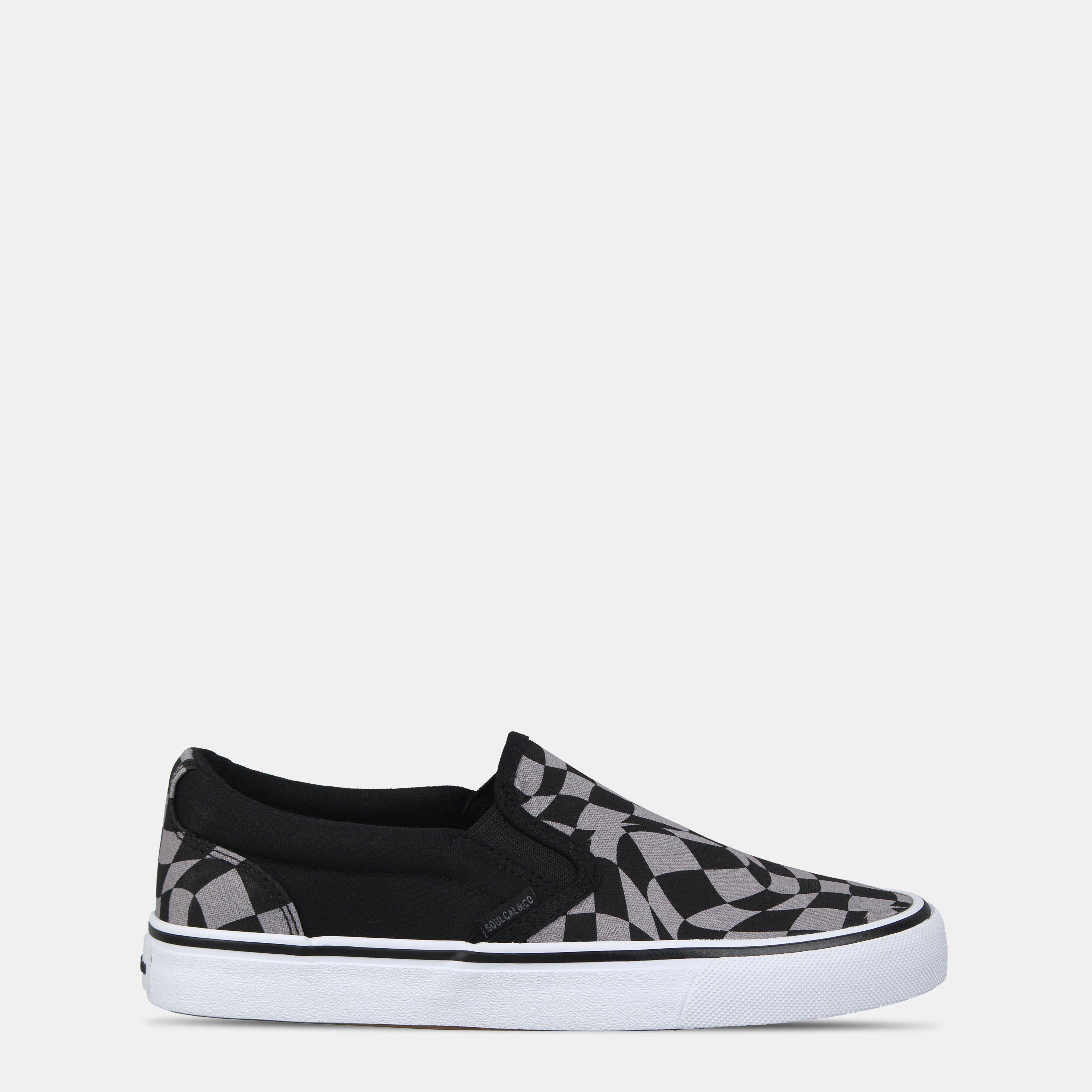 Black/Grey - SoulCal - SoulCal Canvas Slip On Junior - 1