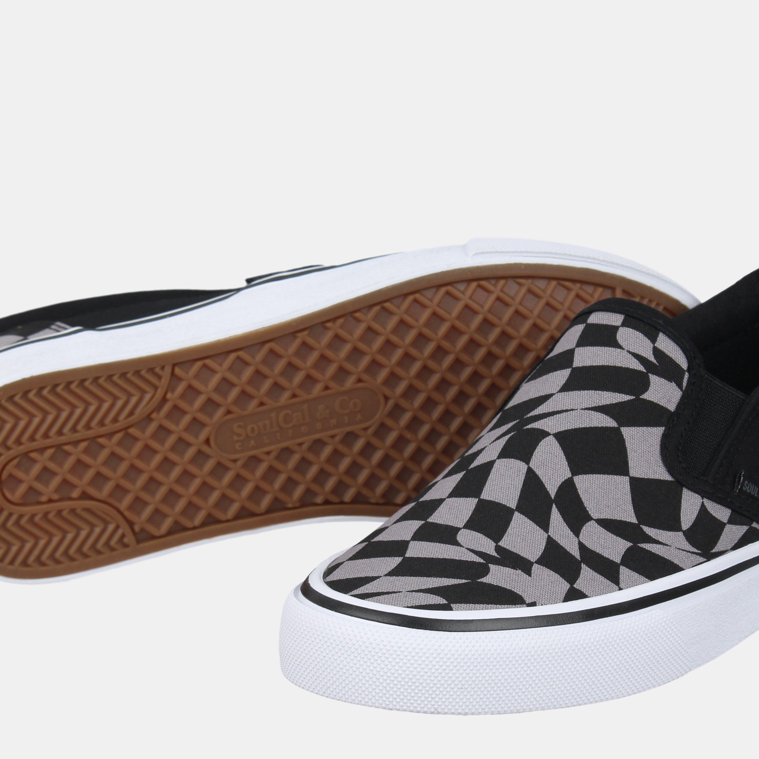 Black/Grey - SoulCal - Slip On Jn63 - 3
