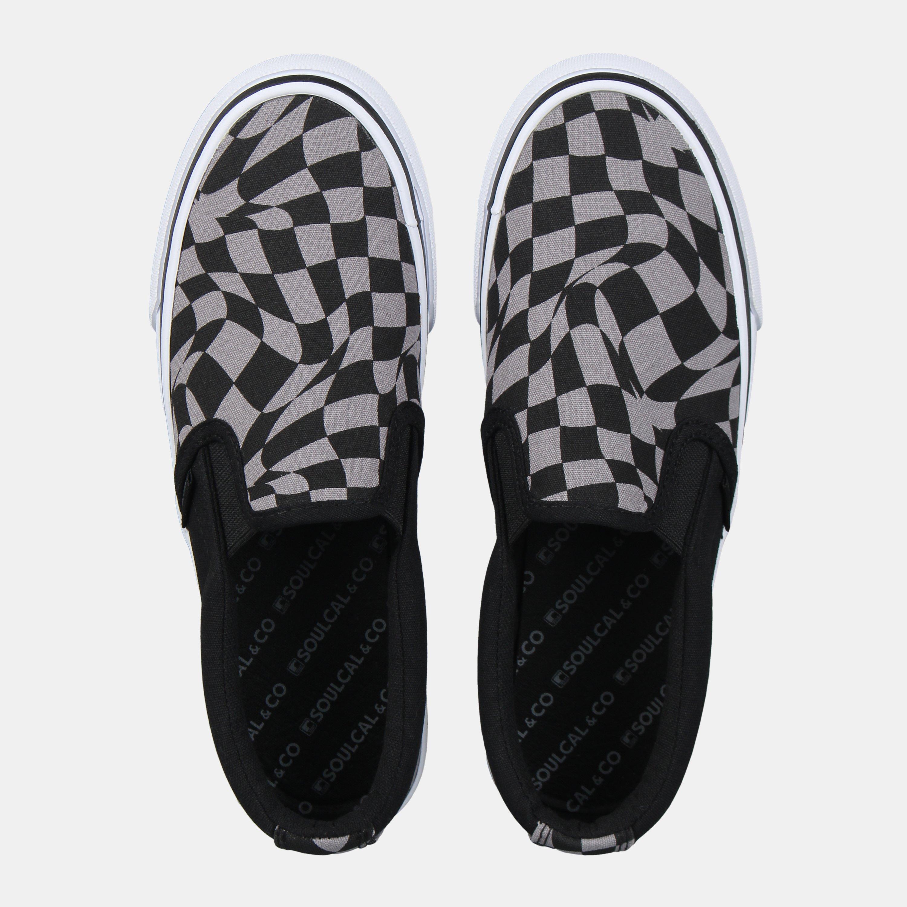 Black/Grey - SoulCal - Slip On Jn63 - 4