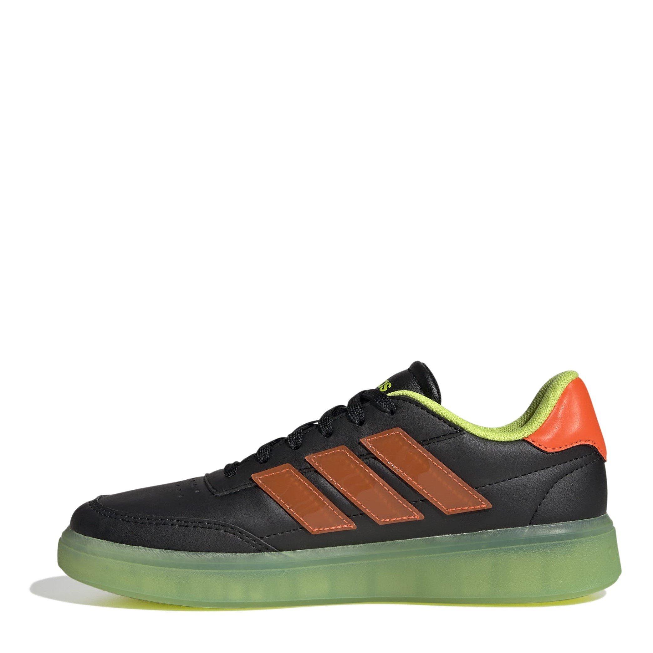 CBlk/Sky/Slime - adidas - CourtBlock Kids Shoes - 2
