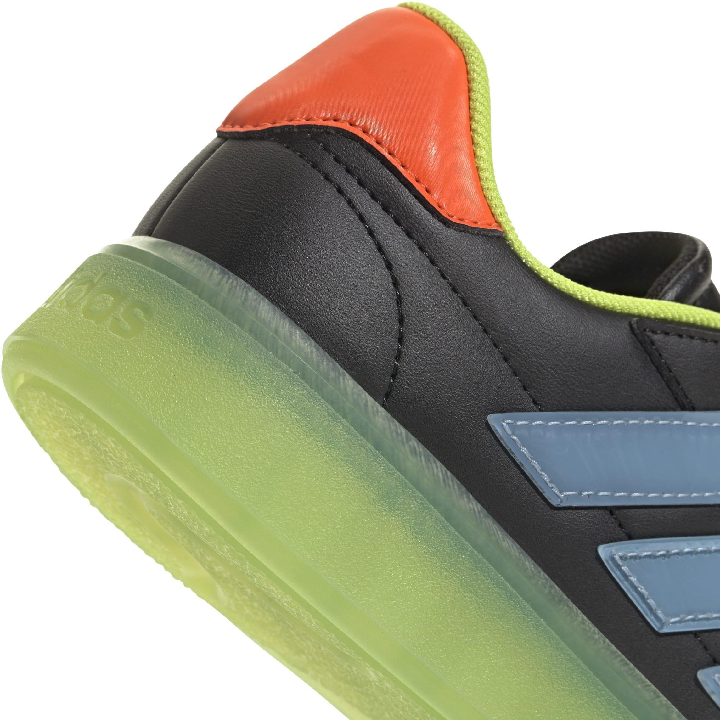 CBlk/Sky/Slime - adidas - CourtBlock Kids Shoes - 7