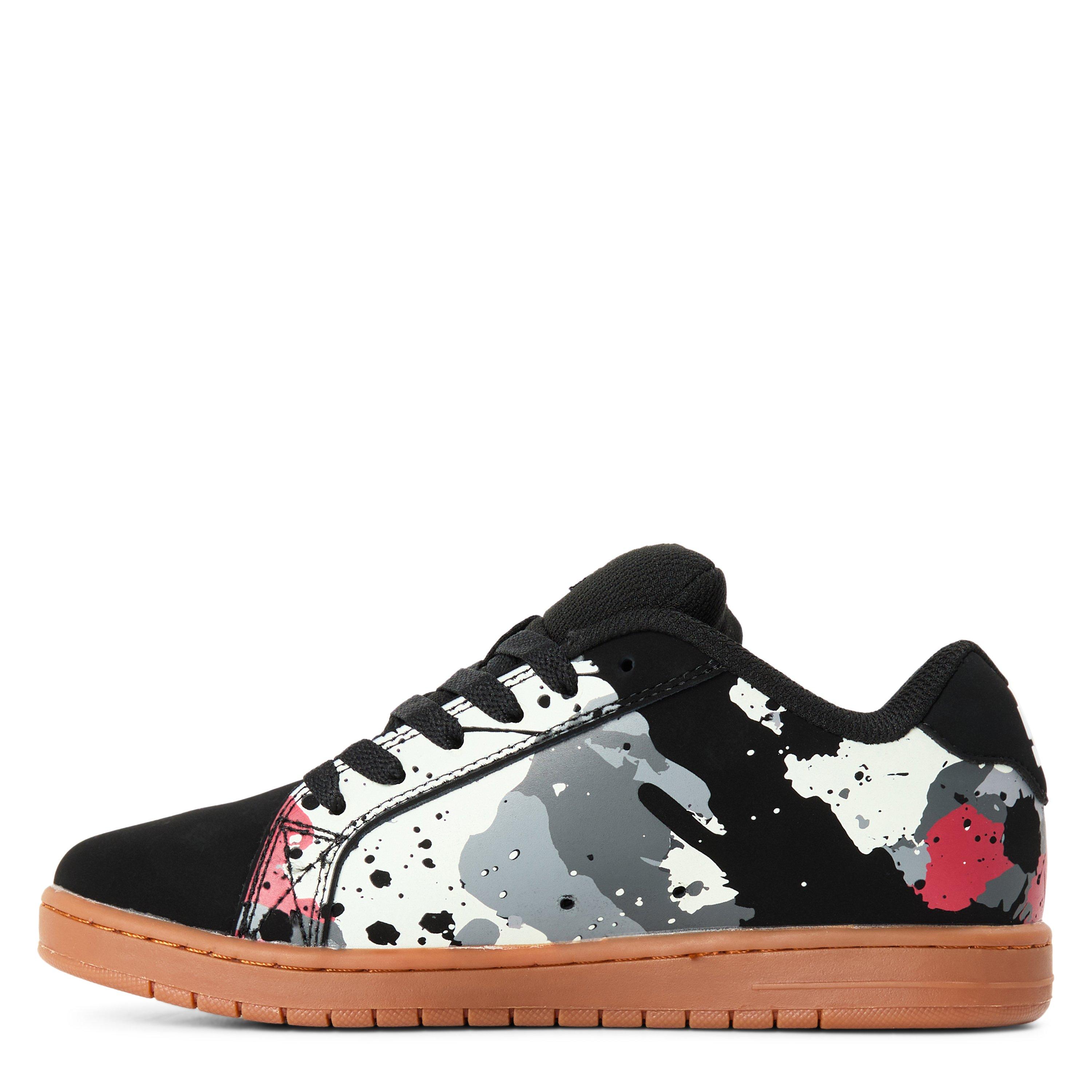 Grey/Print - DC - Kids' Skate Shoes - 2