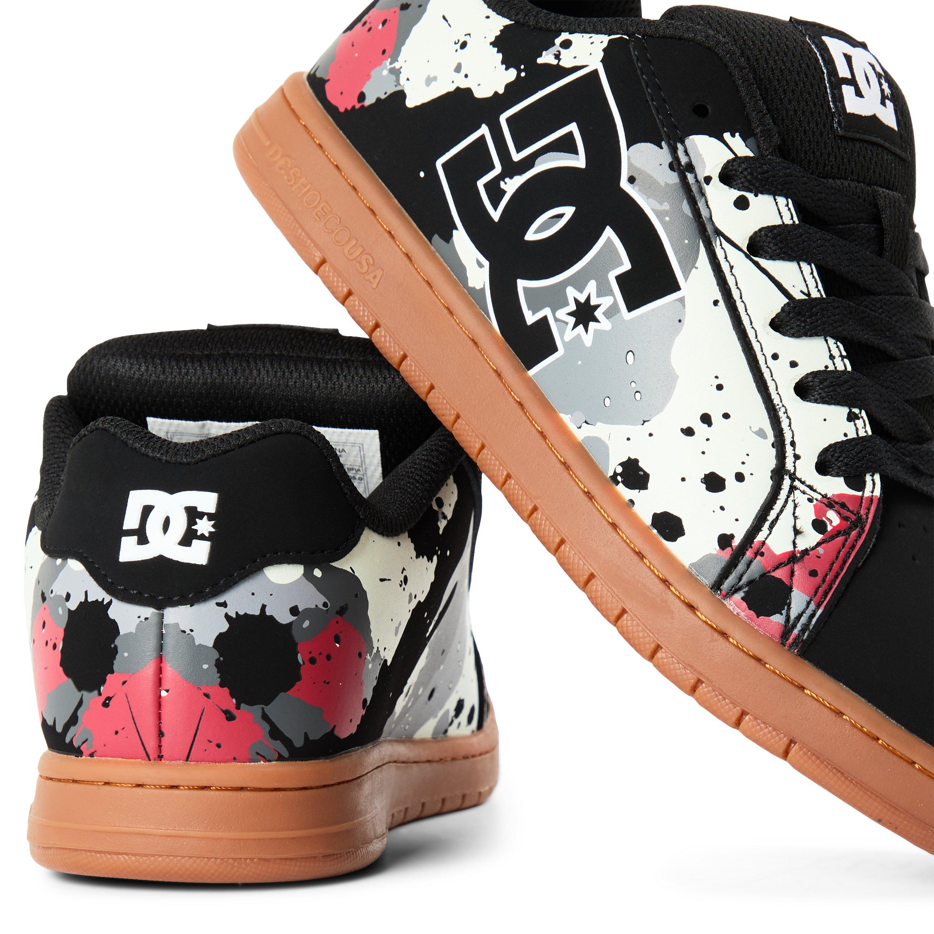 Grey/Print - DC - Kids' Skate Shoes - 3