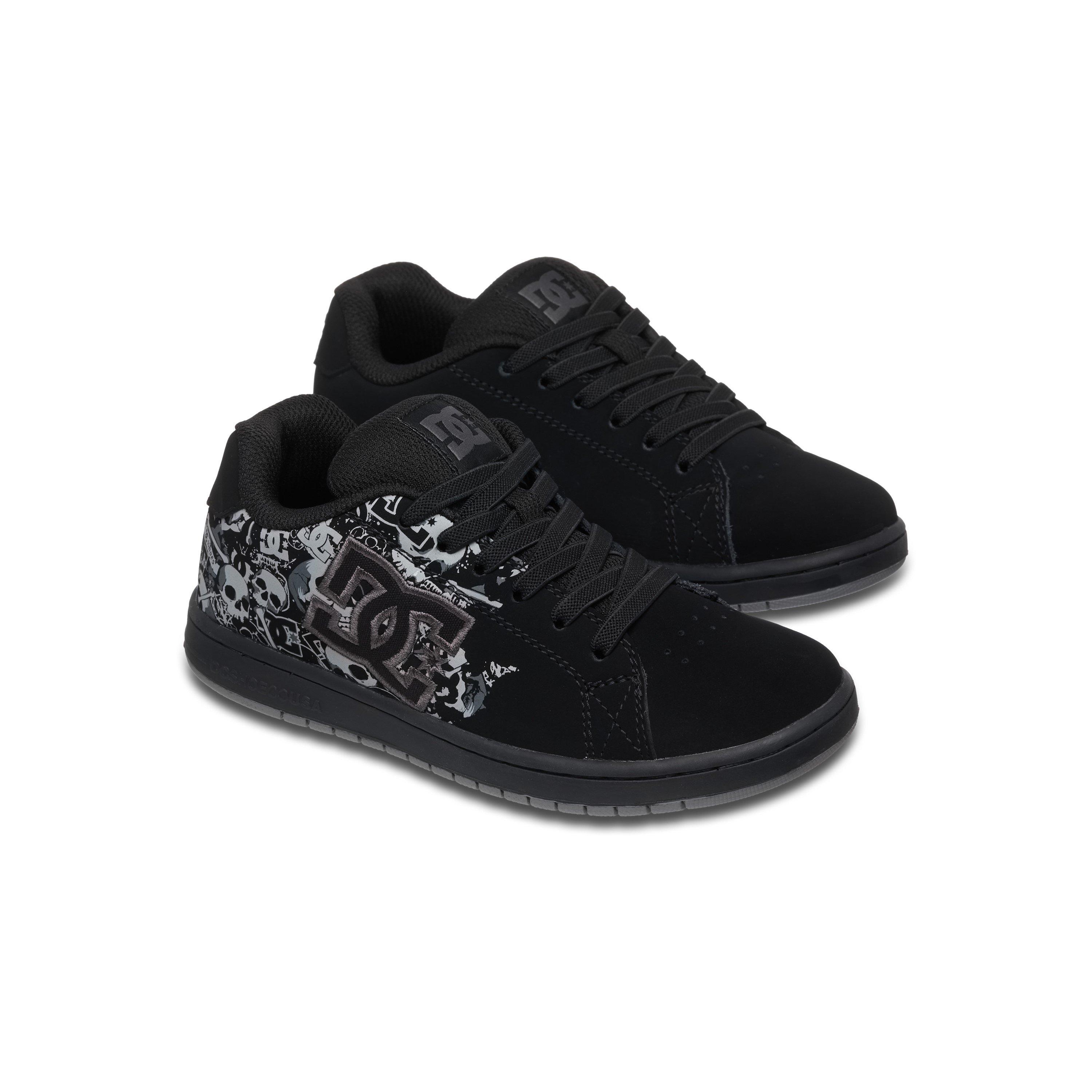 Black/Print - DC - Kids' Skate Shoes - 3