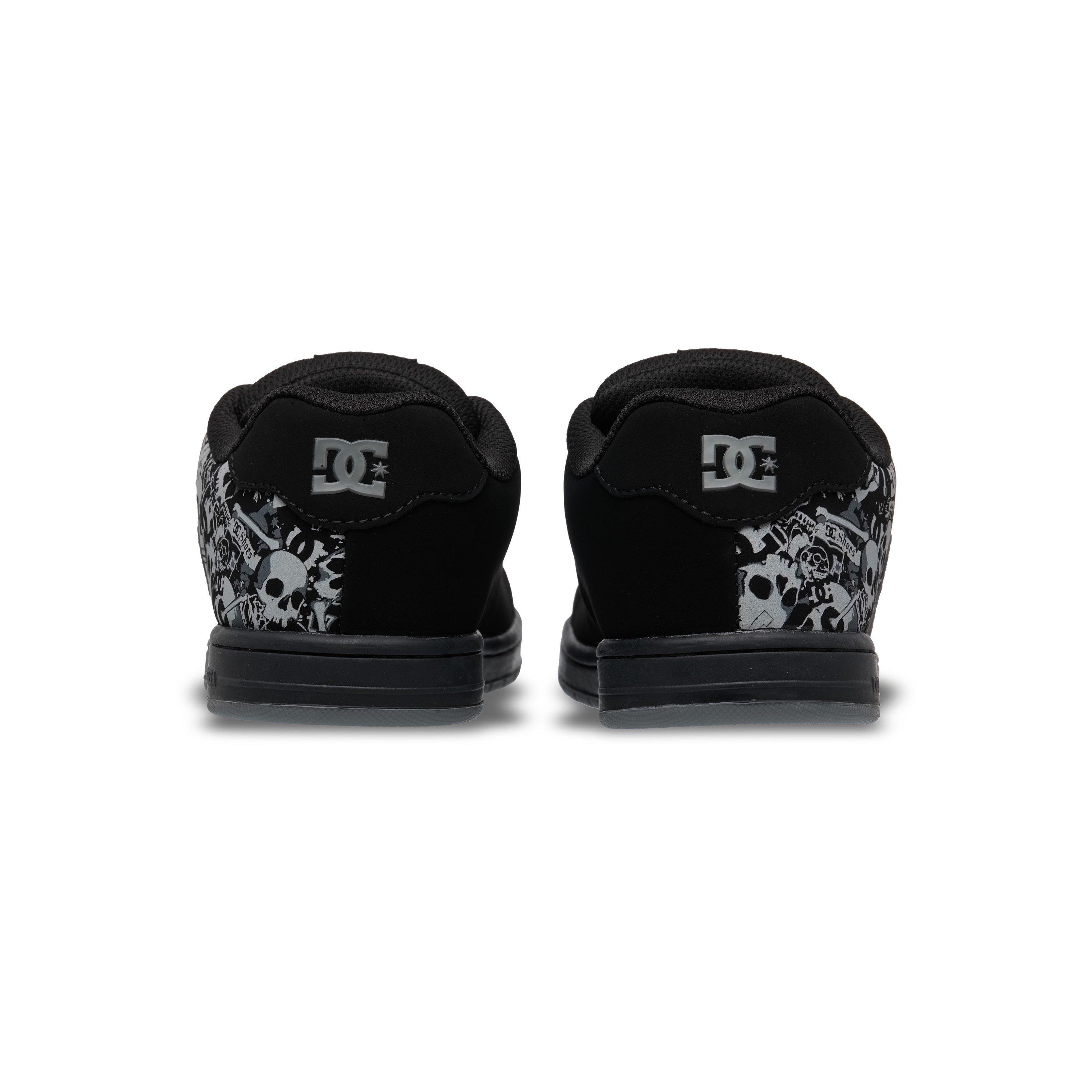 Black/Print - DC - Kids' Skate Shoes - 4