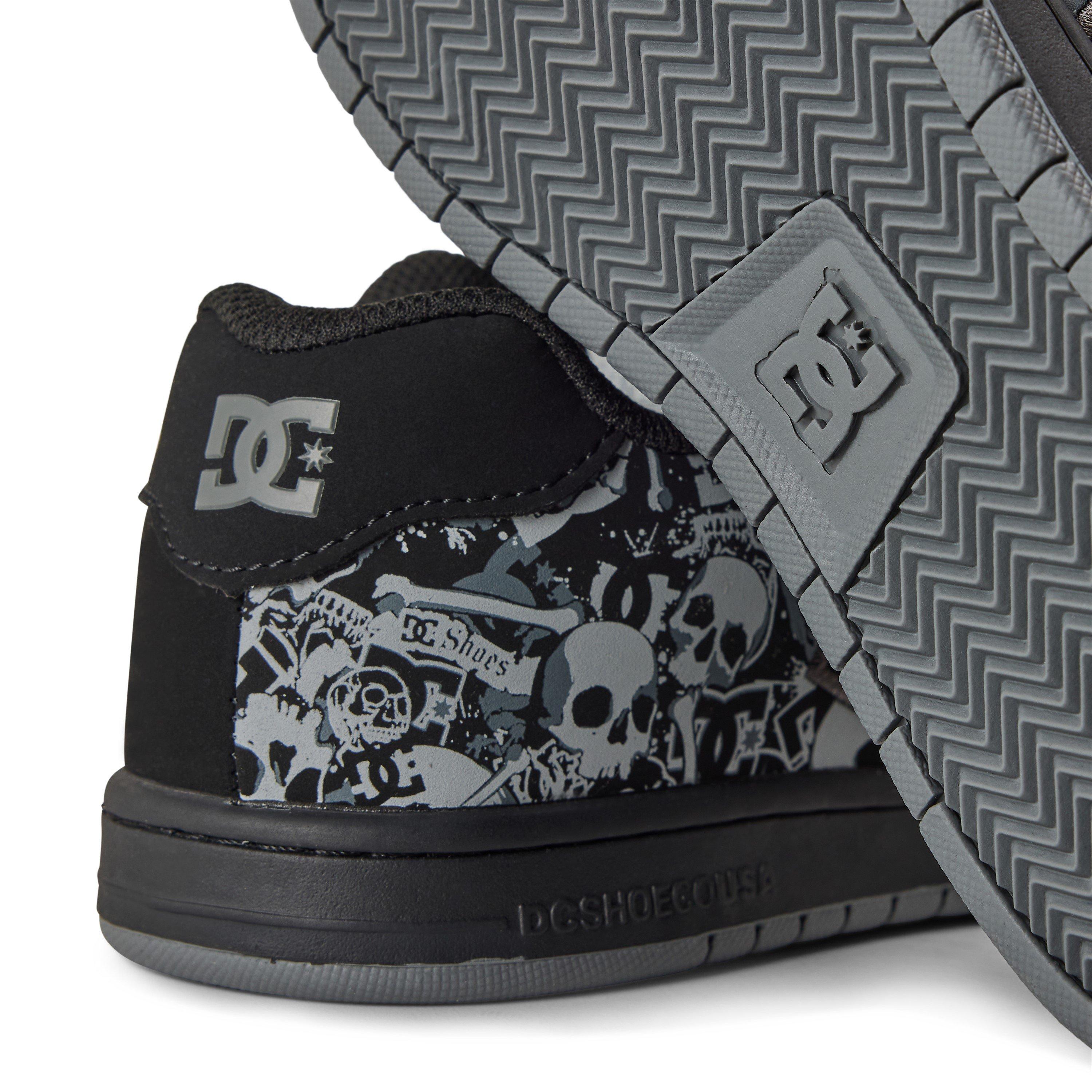 Black/Print - DC - Kids' Skate Shoes - 5