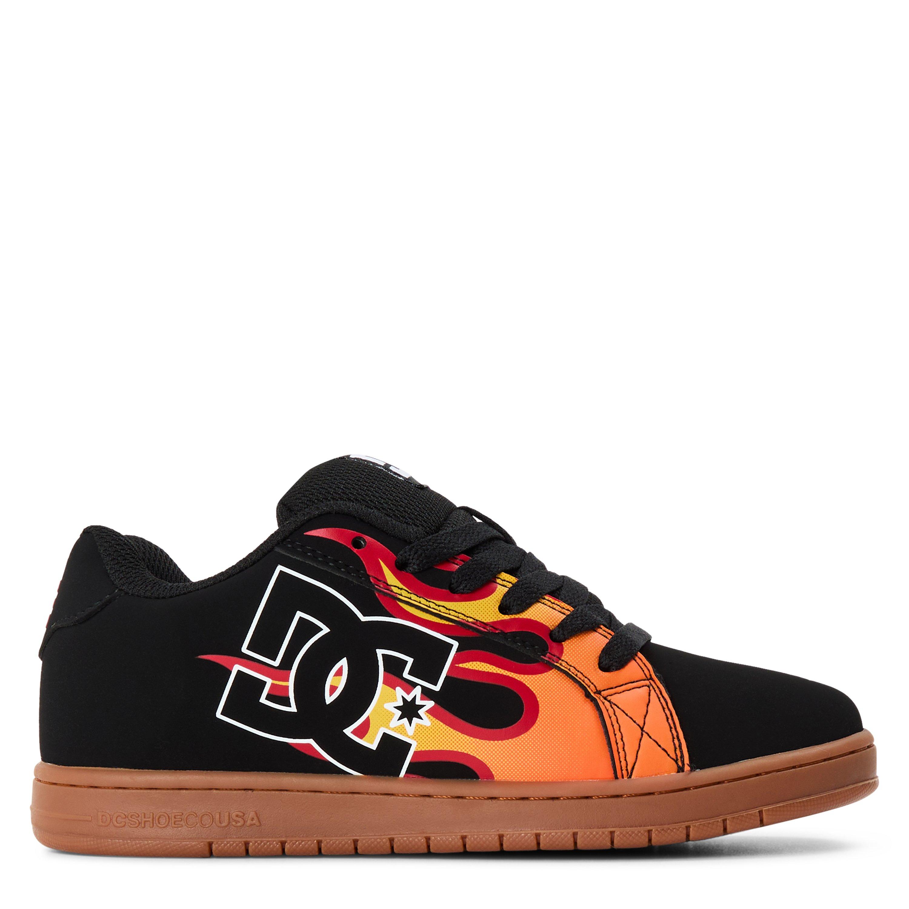 Dc Boys Kids' Skate Shoes - Black/Flame - 4 (36.5)