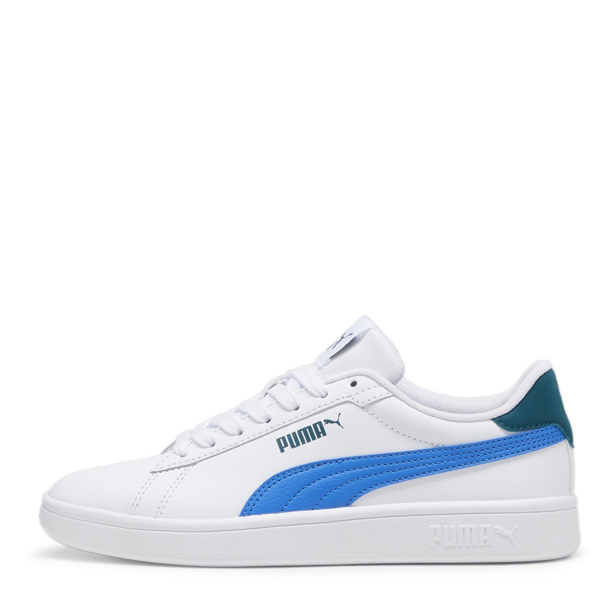 Wht/Blue-Green - Puma - Smash 3.0 L Sneakers Juniors - 2