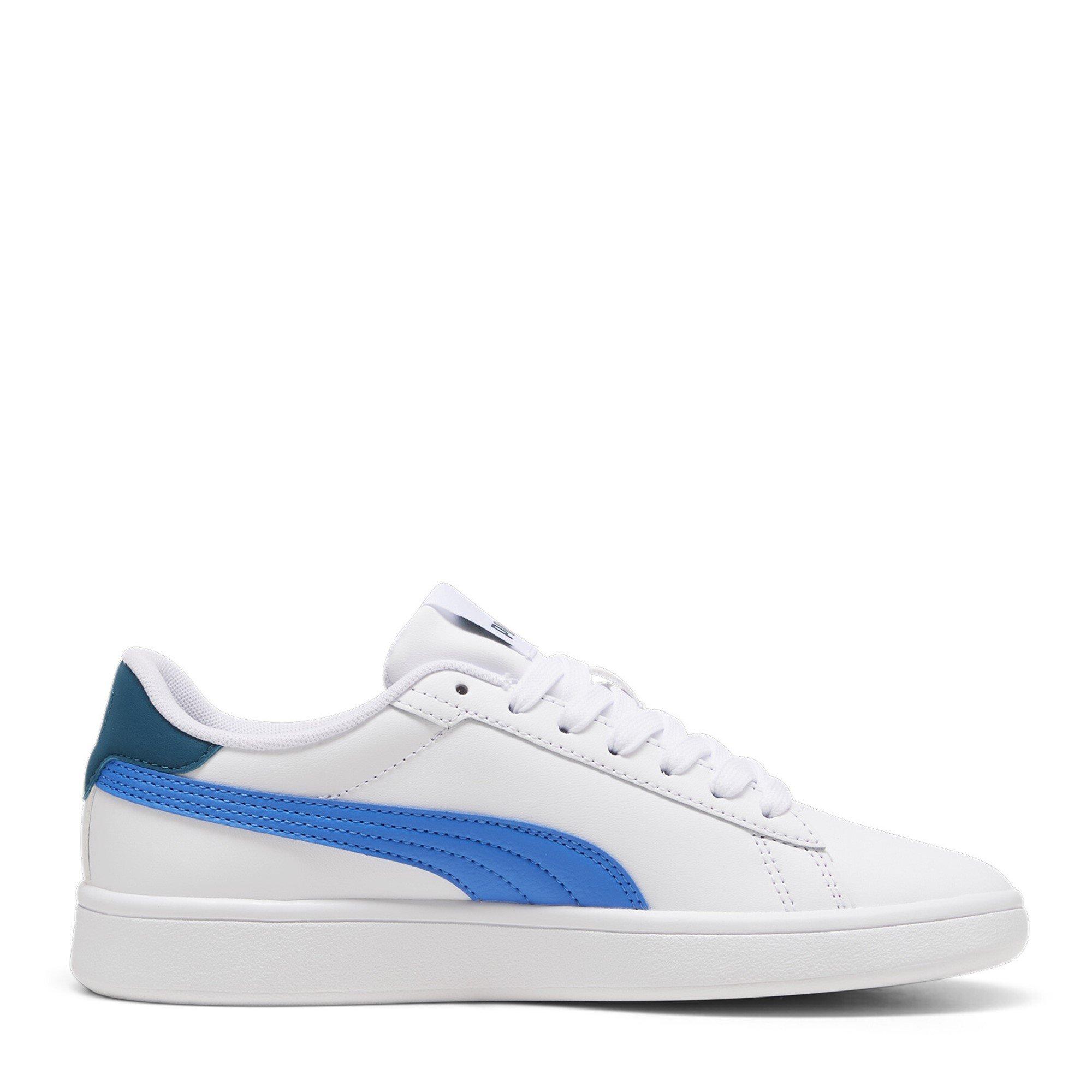 Wht/Blue-Green - Puma - Smash 3.0 L Sneakers Juniors - 4