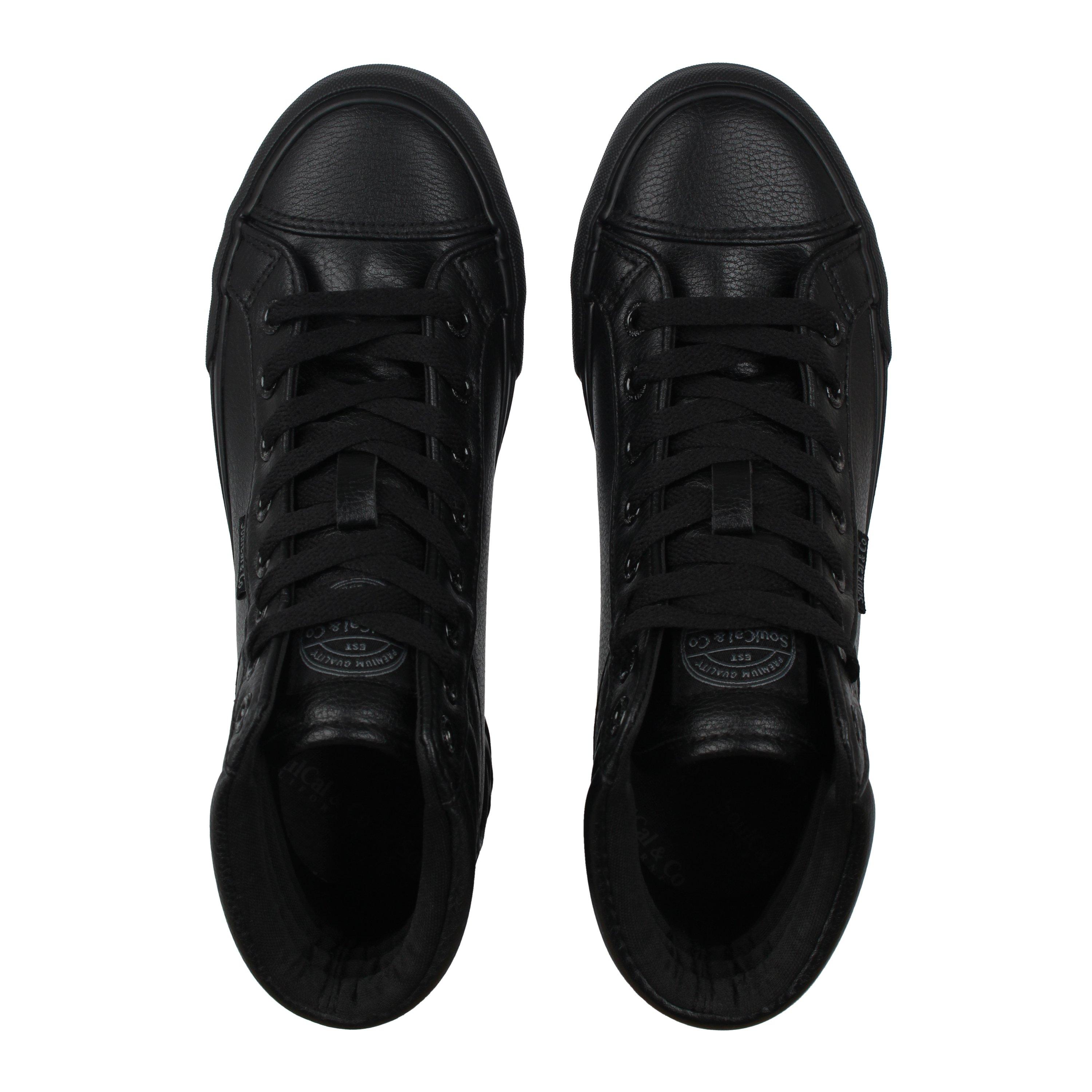 Black/Black - SoulCal - Asti Hi Tops Juniors - 5