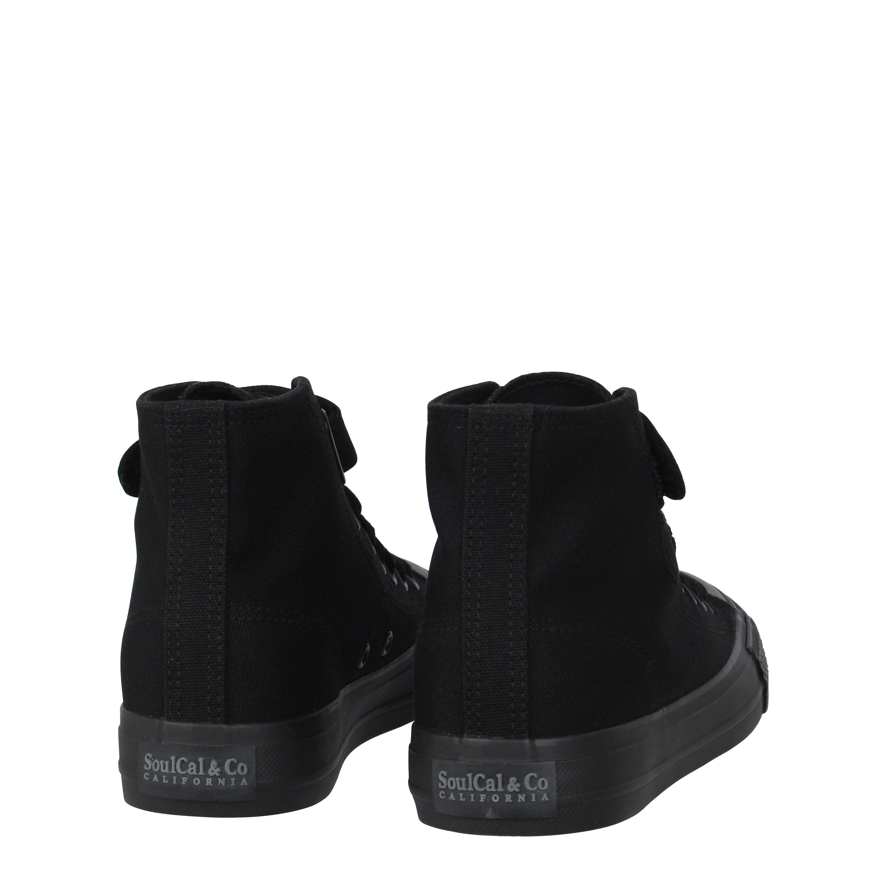 Black/Black - SoulCal - SoulCal Hi Top Trainers Juniors - 4