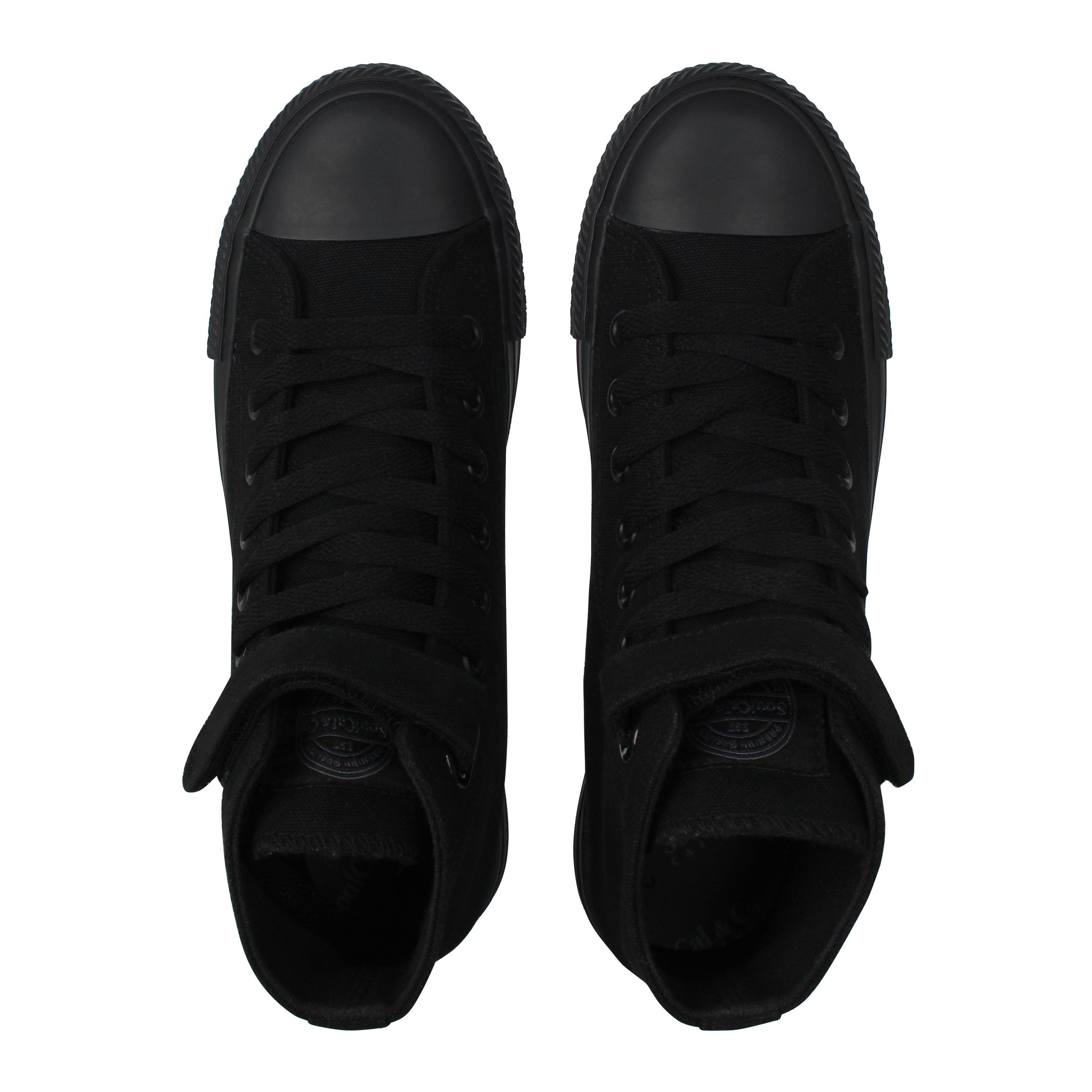 Black/Black - SoulCal - SoulCal Hi Top Trainers Juniors - 5