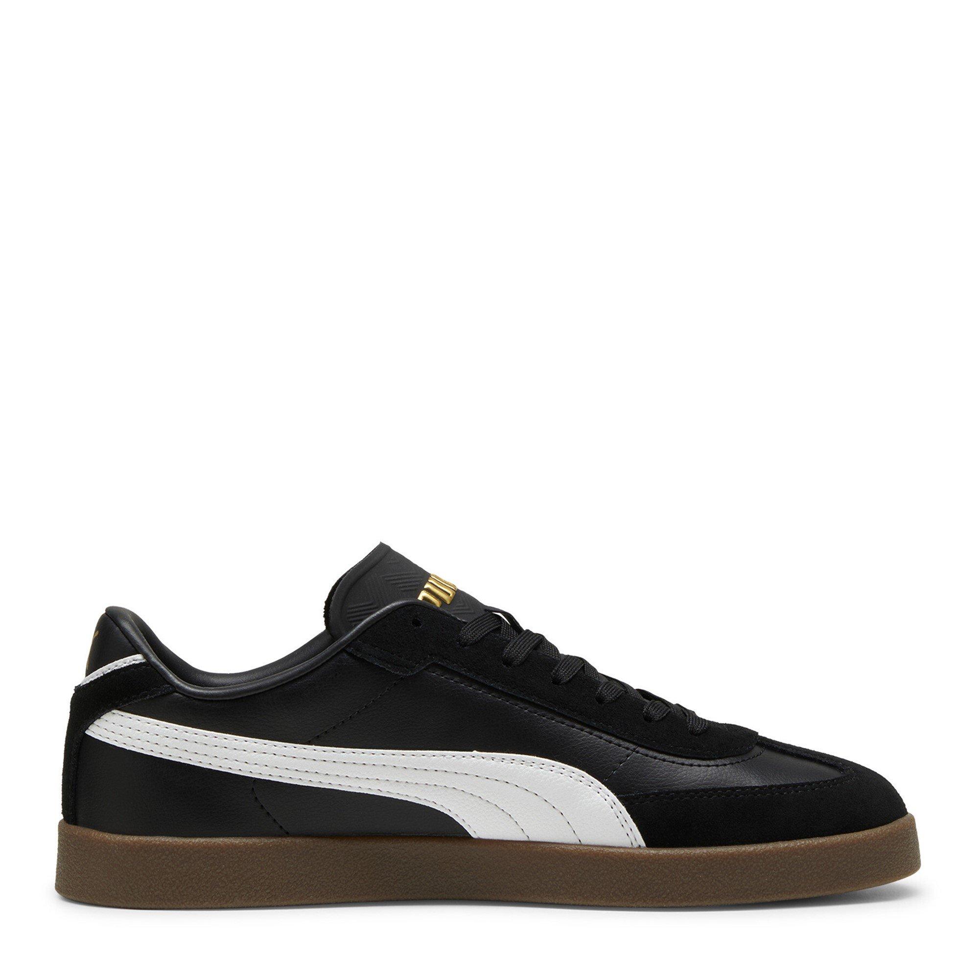 Negro/Blanco/Oro - Puma - Club Era Canvas Low Trainers - 4