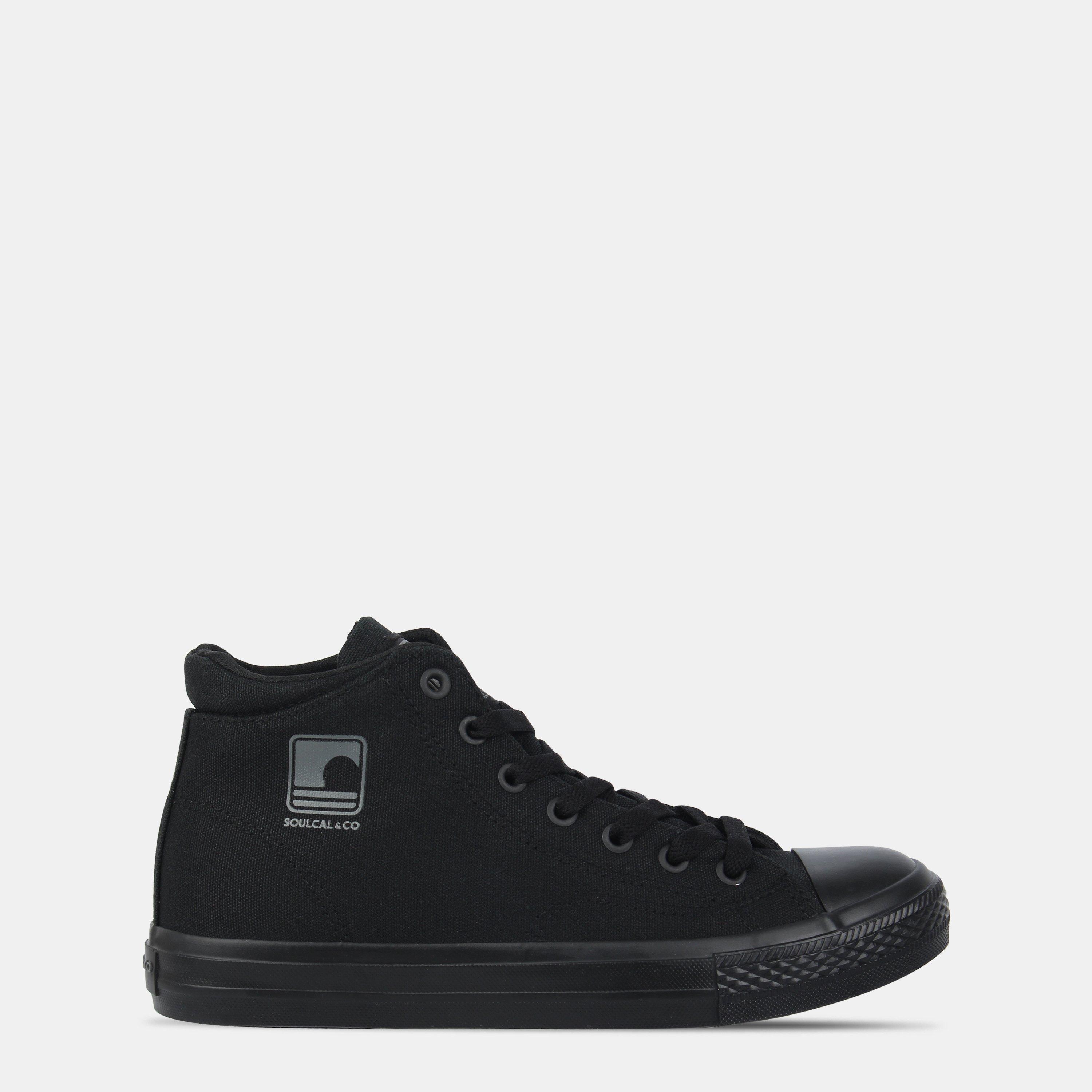 Black - SoulCal - SoulCal Canvas Mid Junior - 1