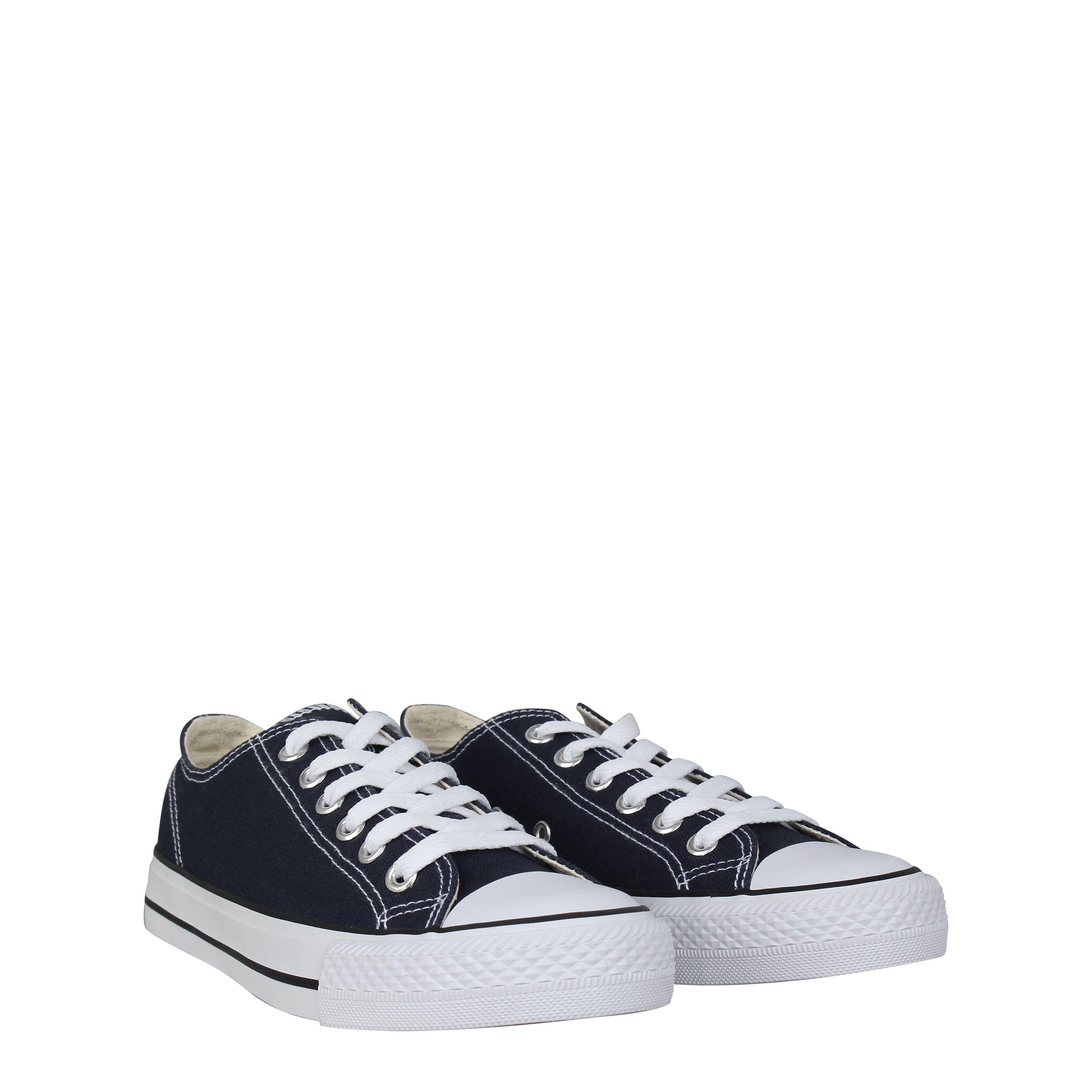Navy - SoulCal - Low Canvas Shoes Junior - 3